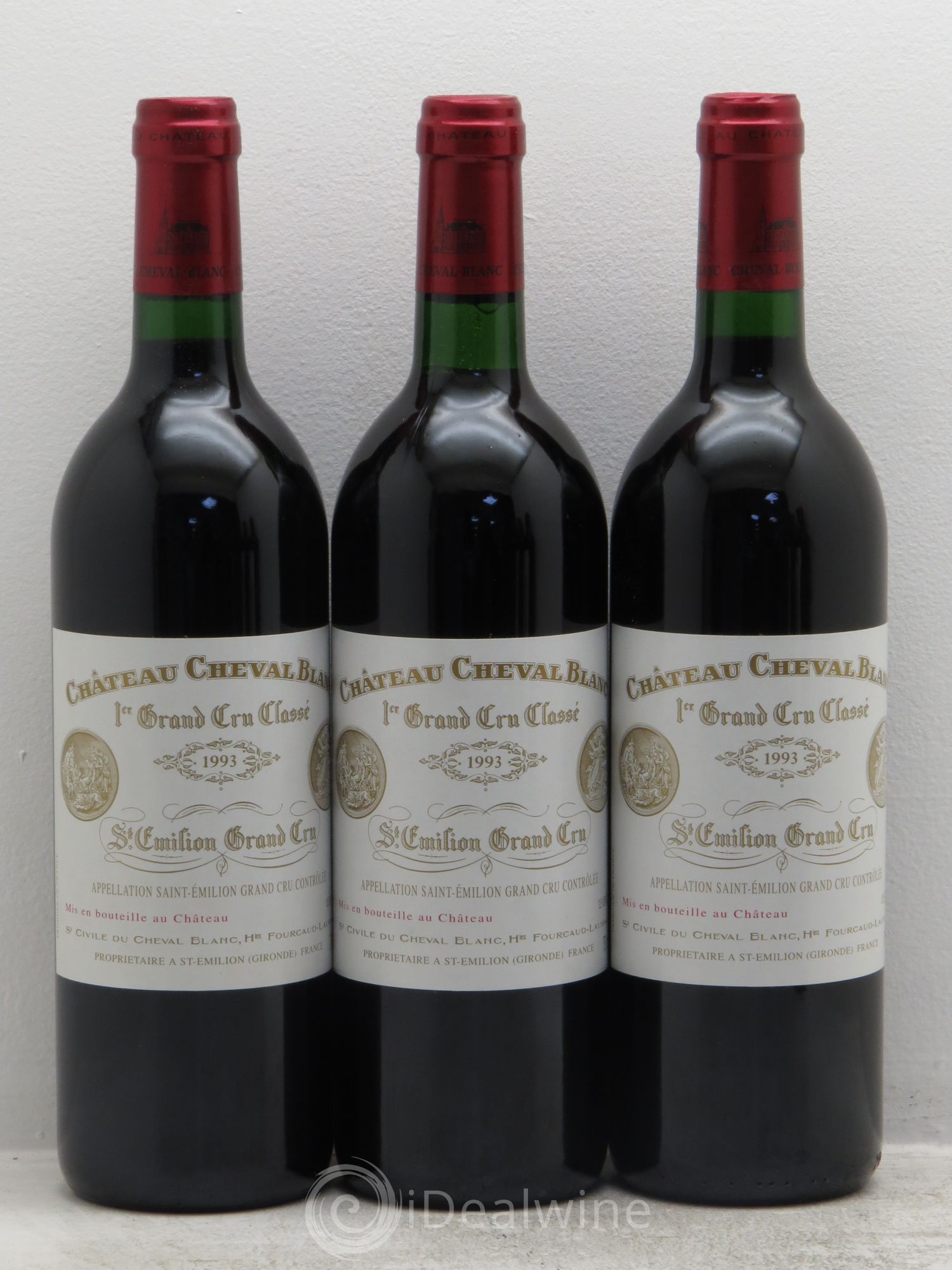 Château Cheval Blanc 1er Grand Cru Classé A 1993 - Lot de 6 bouteilles - 2