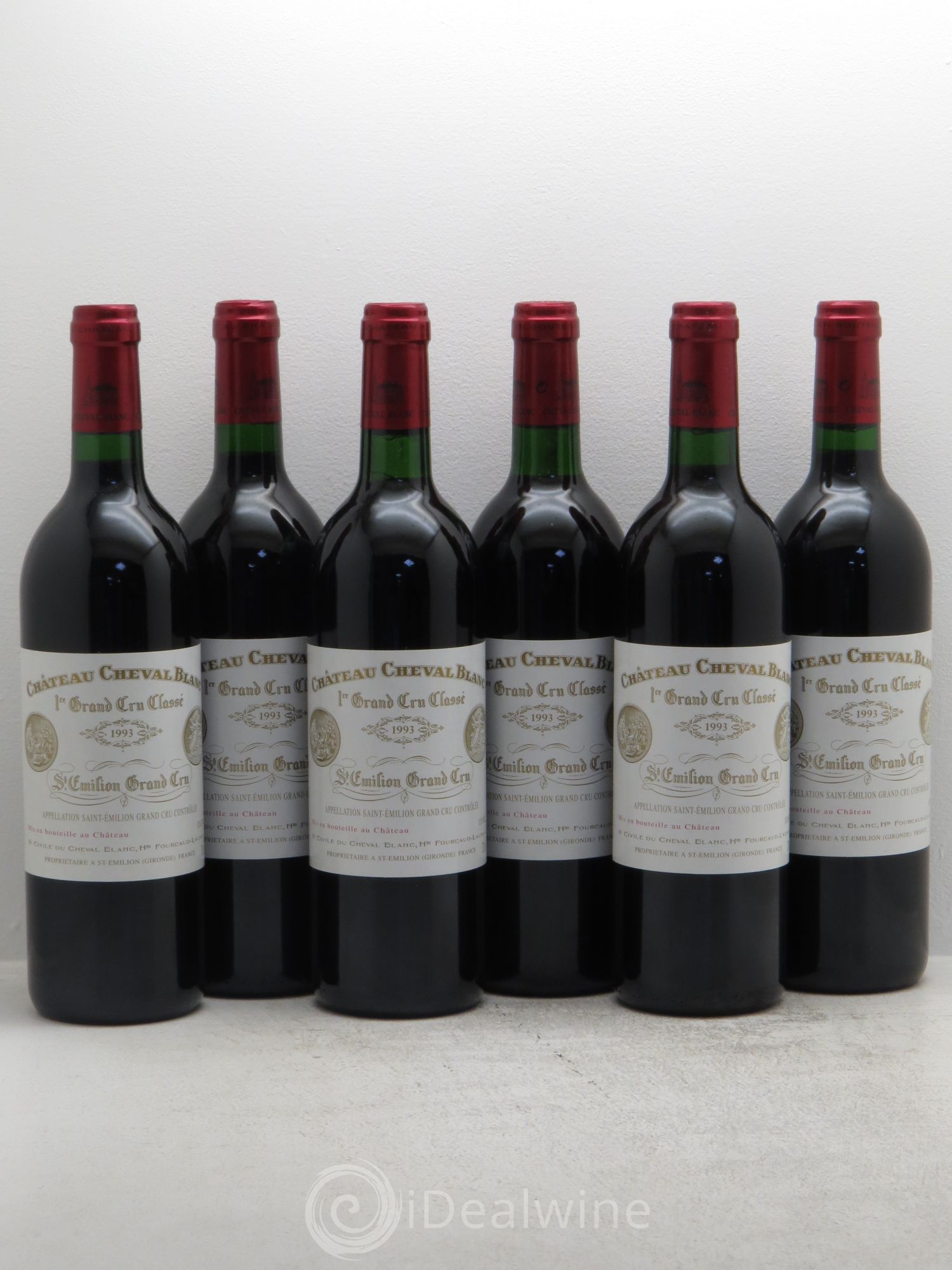 Château Cheval Blanc 1er Grand Cru Classé A 1993 - Lot de 6 bouteilles - 0