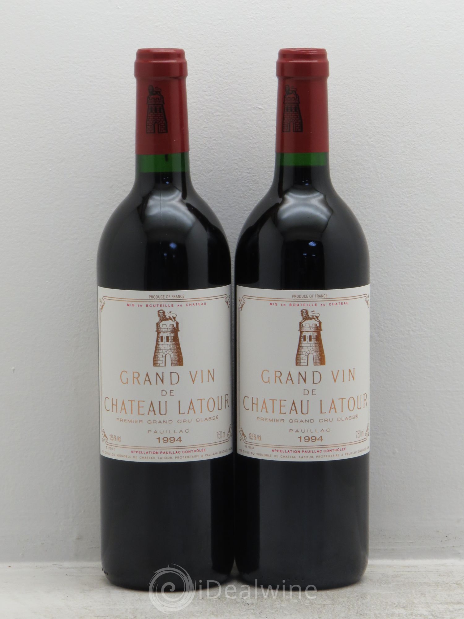 Château Latour 1er Grand Cru Classé 1994 - Lot de 2 bouteilles - 0