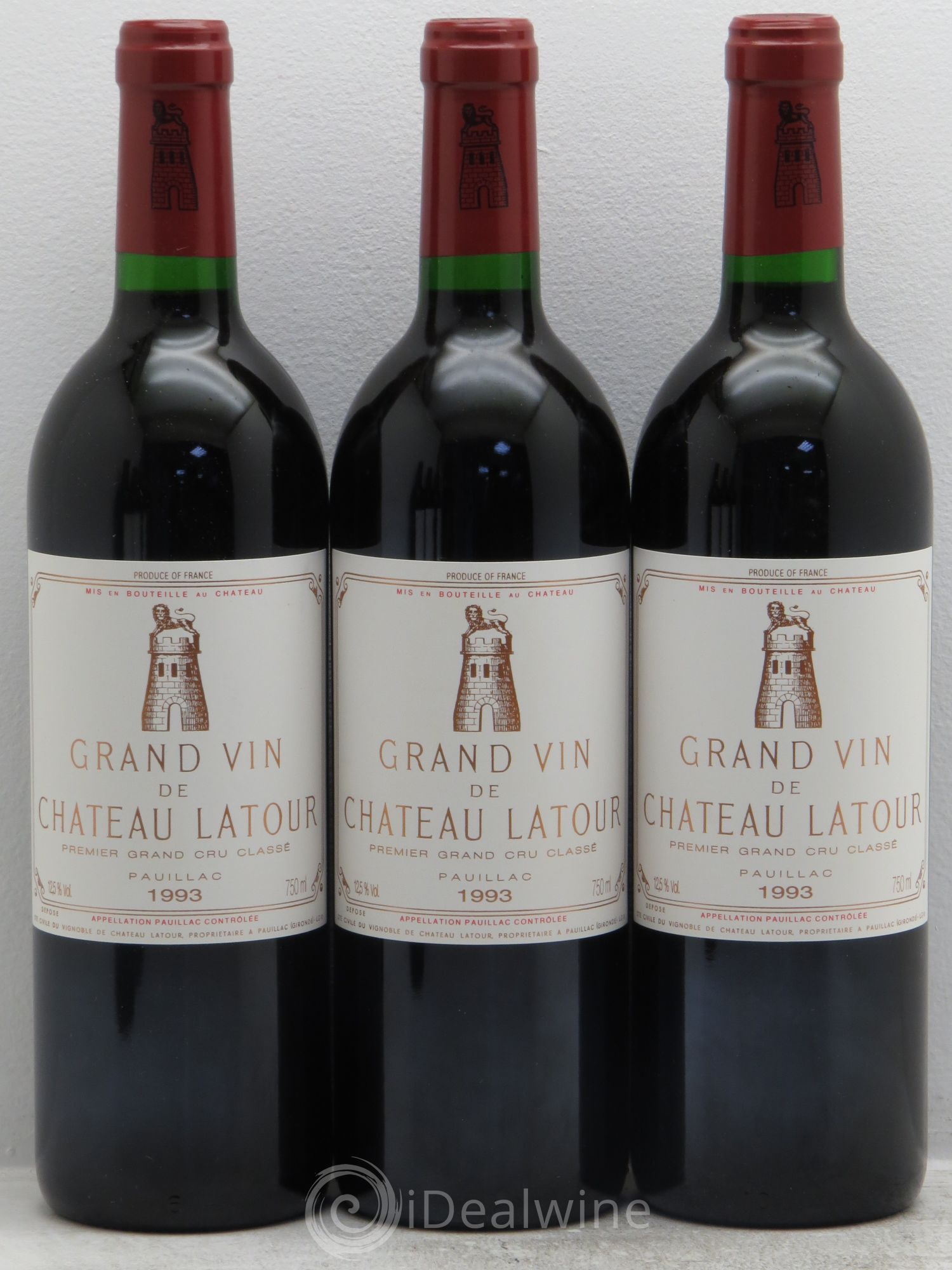 Château Latour 1er Grand Cru Classé 1993 - Lot de 6 bouteilles - 1