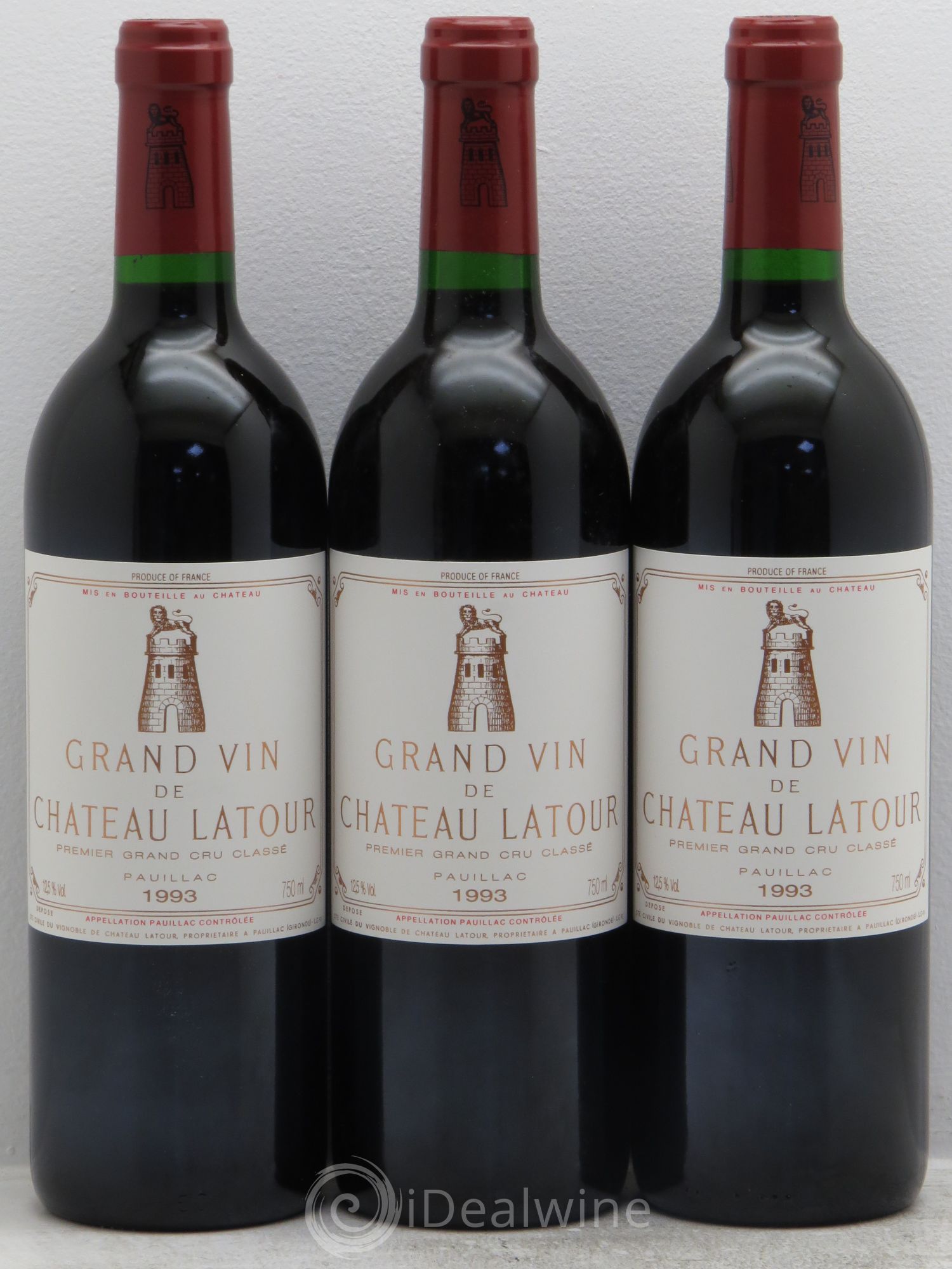 Château Latour 1er Grand Cru Classé 1993 - Lot de 6 bouteilles - 2