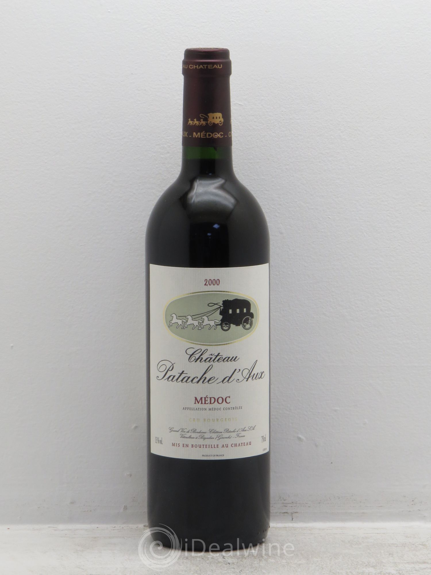 Château Patache d'Aux Cru Bourgeois 2000 - Lot de 12 bouteilles - 0