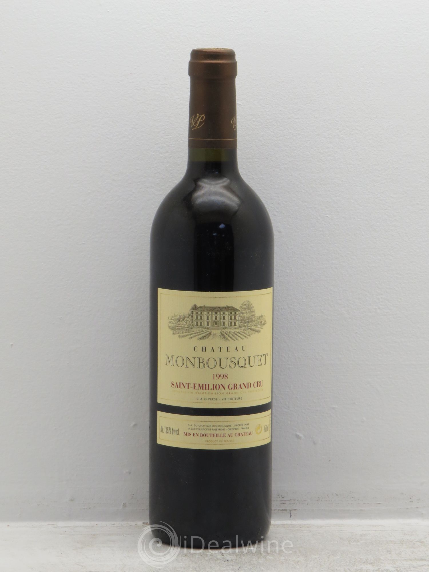 Château Monbousquet Grand Cru Classé 1998 - Lot de 12 bouteilles - 0