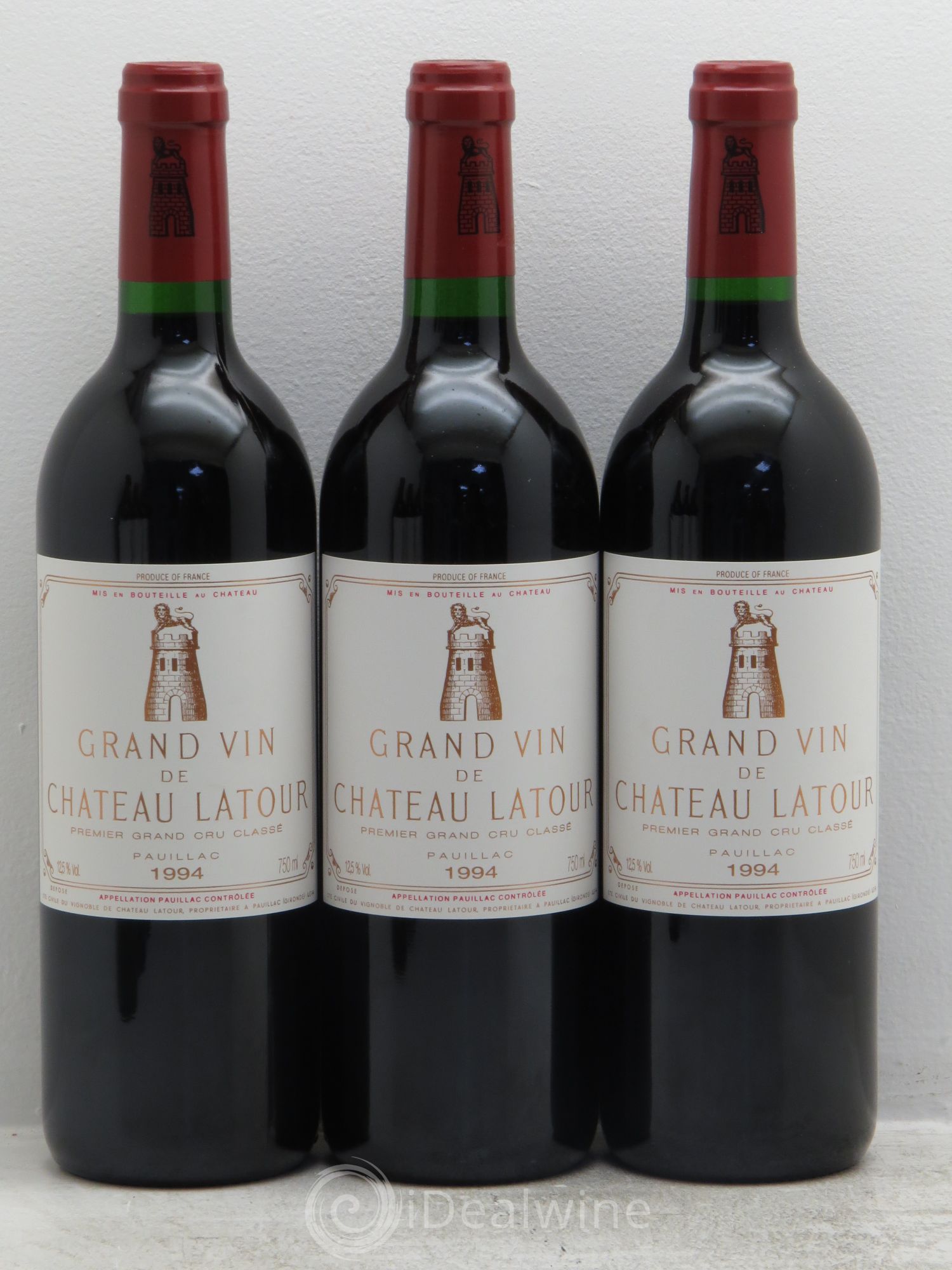 Château Latour 1er Grand Cru Classé 1994 - Lot de 6 bouteilles - 1