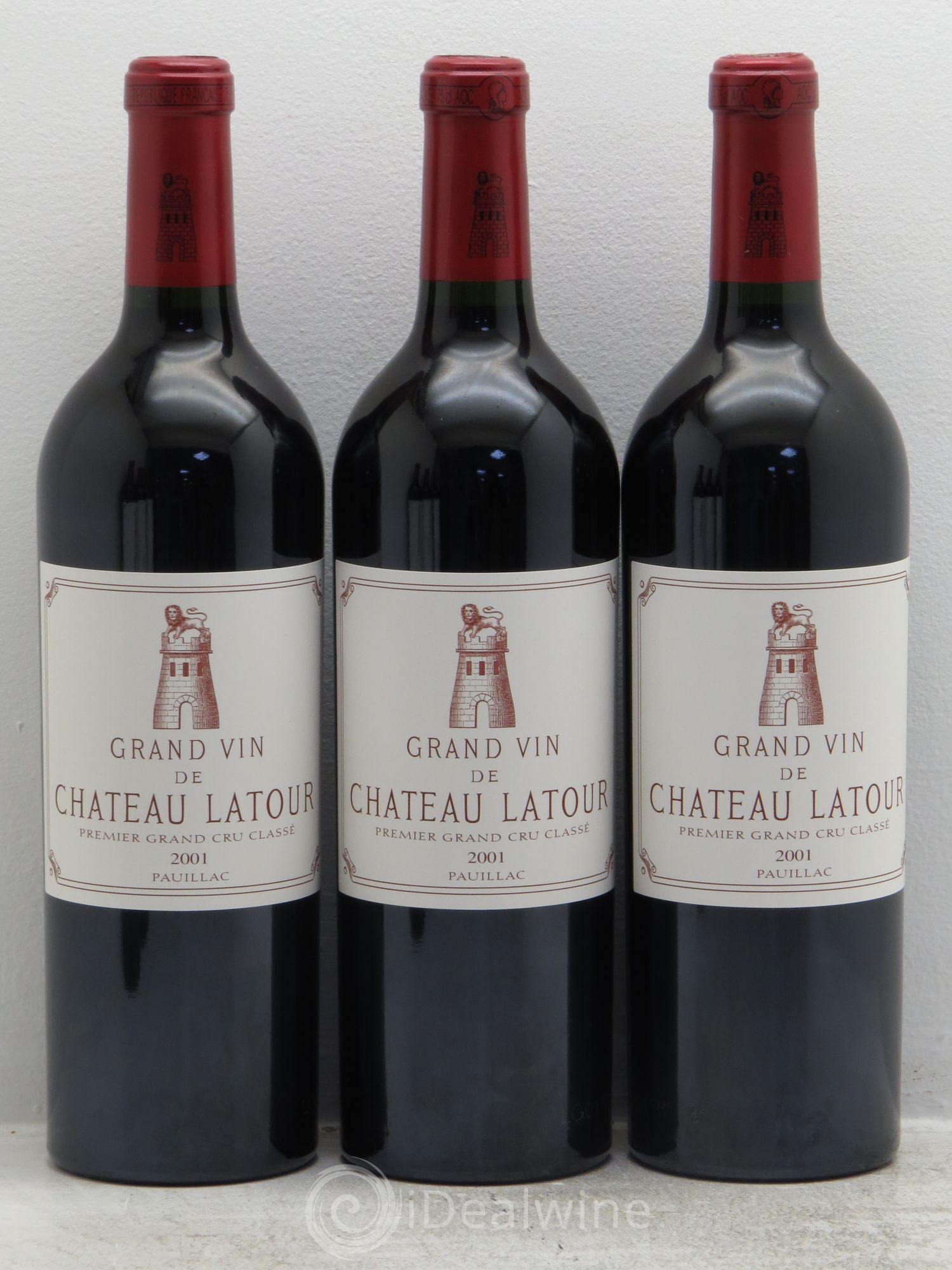 Château Latour 1er Grand Cru Classé 2001 - Lot de 6 bouteilles - 1