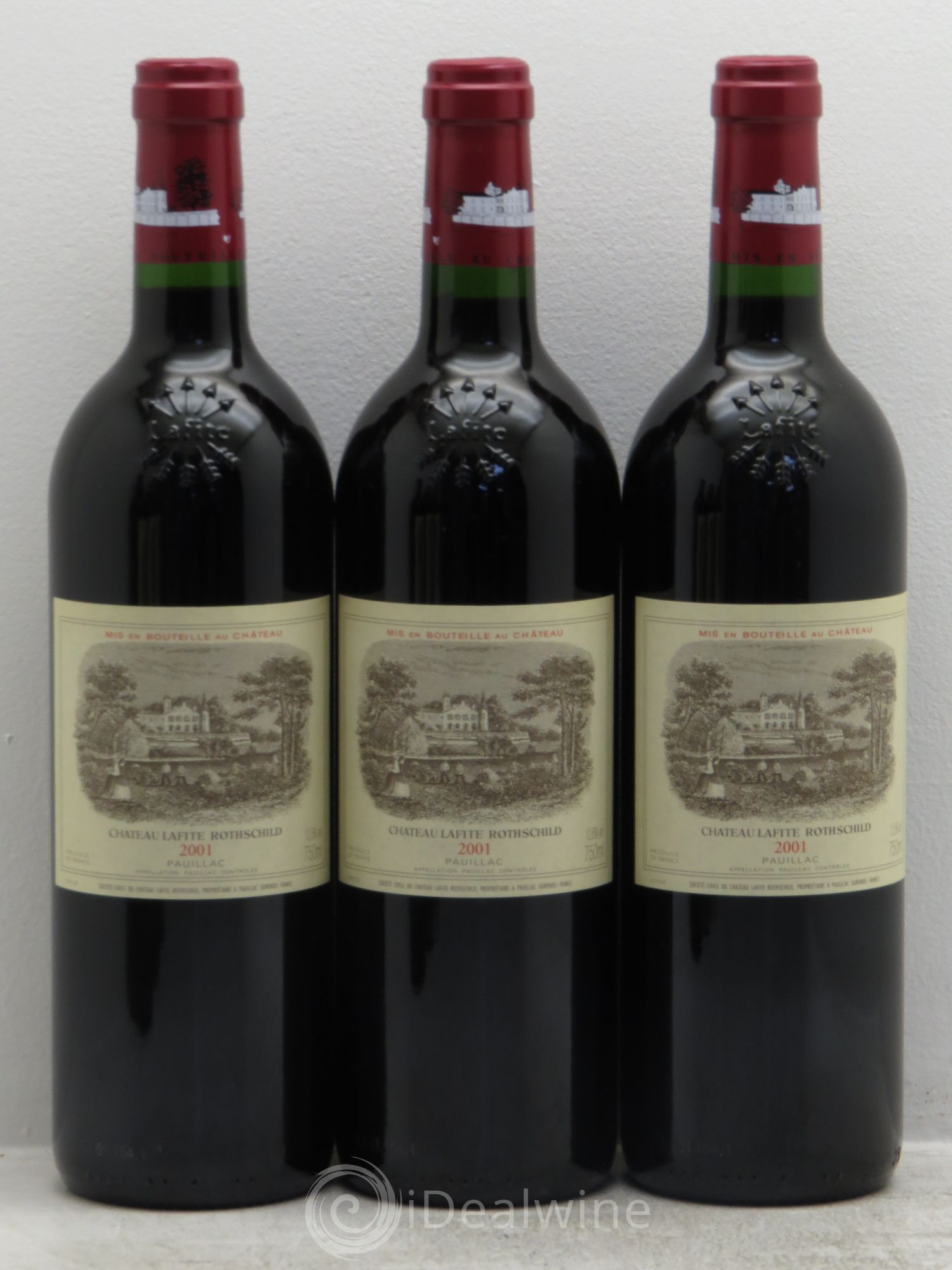 Château Lafite Rothschild 1er Grand Cru Classé 2001 - Lot de 6 bouteilles - 1
