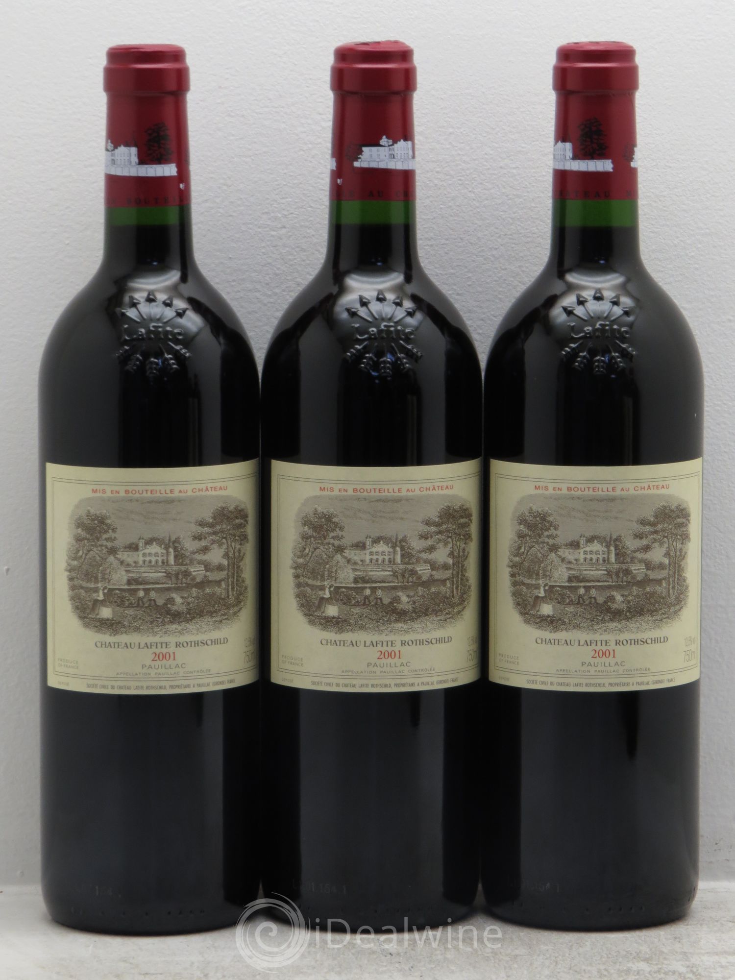 Château Lafite Rothschild 1er Grand Cru Classé 2001 - Lot de 6 bouteilles - 2