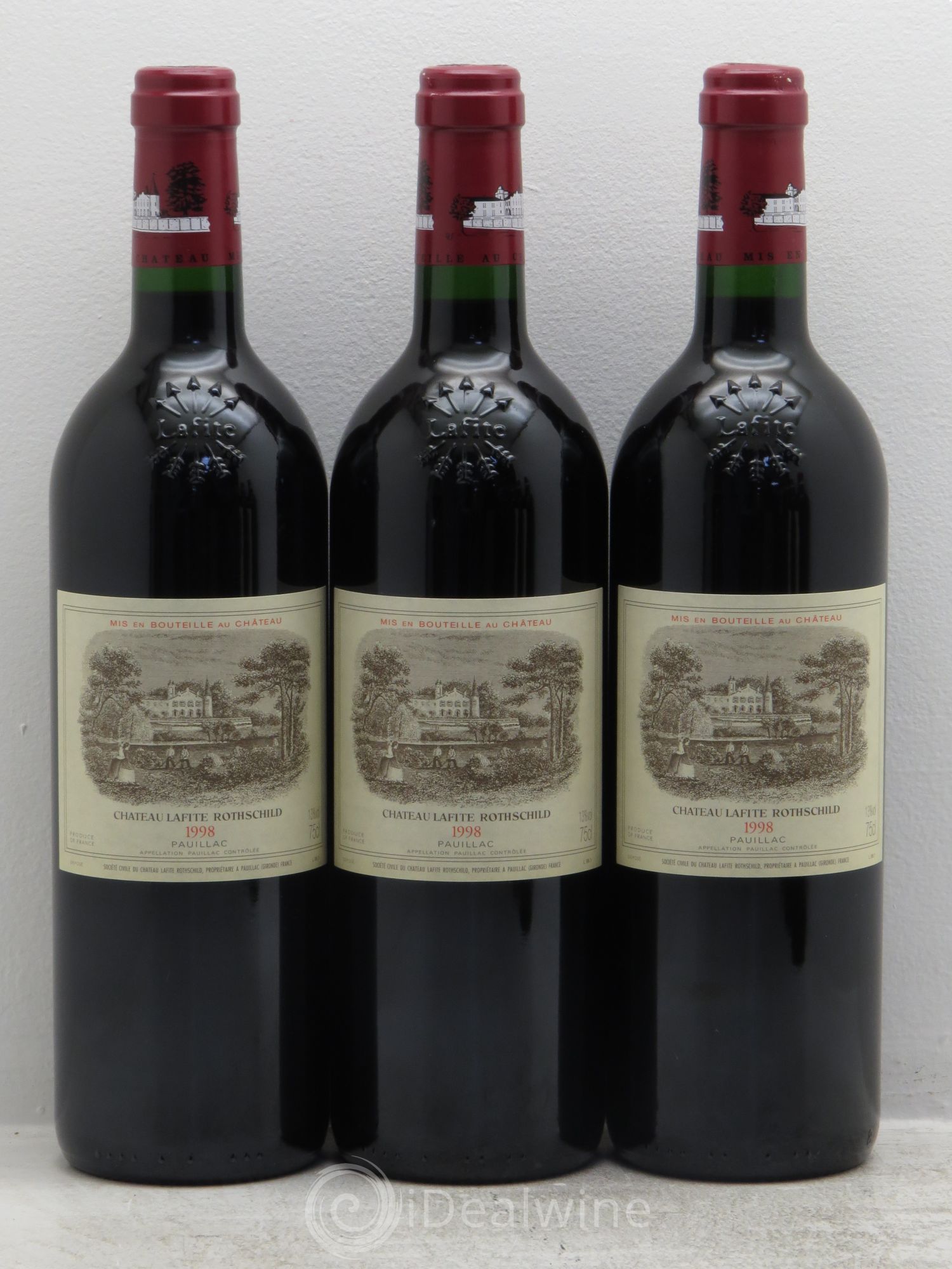 Château Lafite Rothschild 1er Grand Cru Classé 1998 - Lot de 6 bouteilles - 2