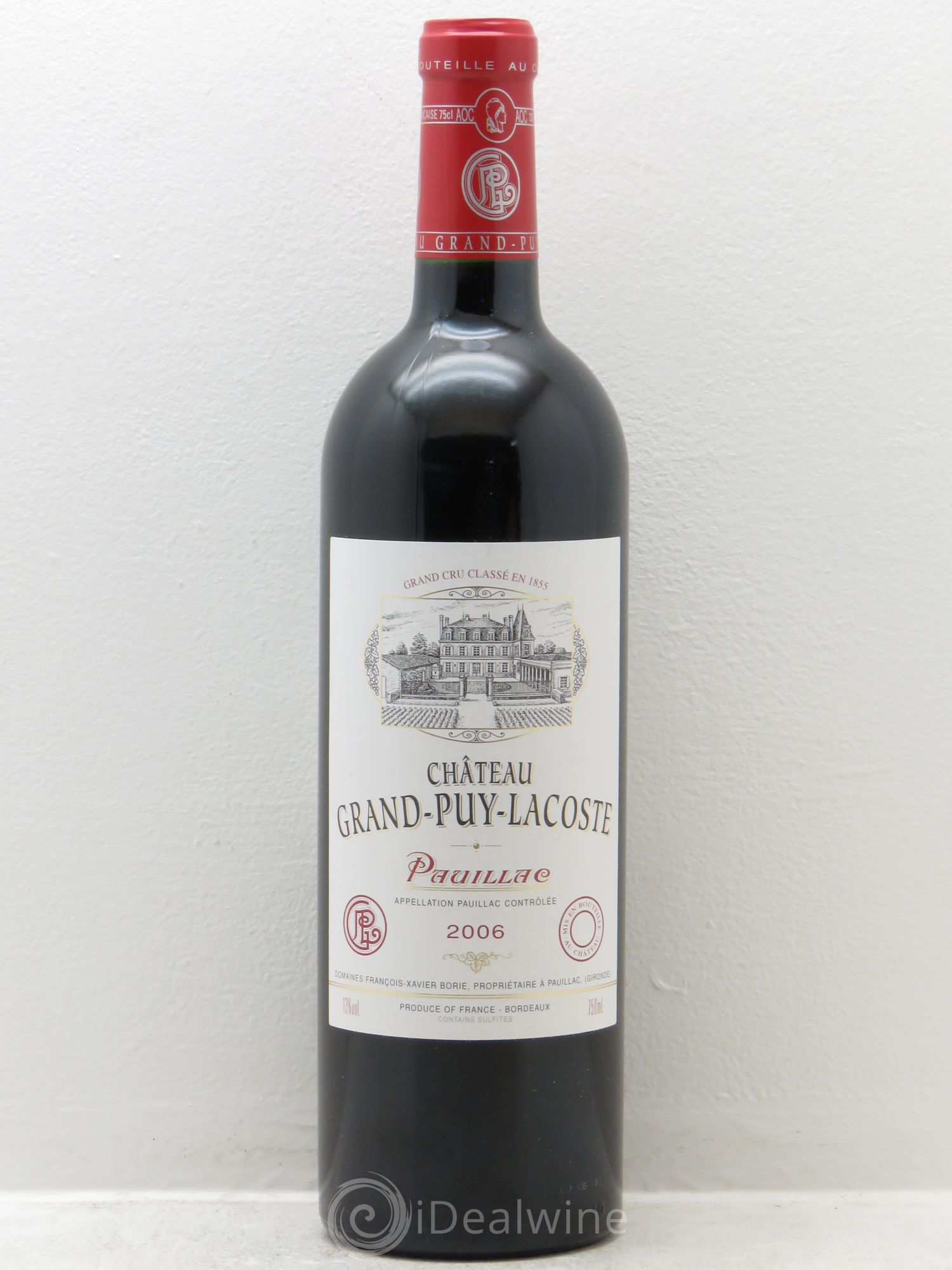 Château Grand Puy Lacoste 5ème Grand Cru Classé 2006 - Lot de 12 bouteilles - 0