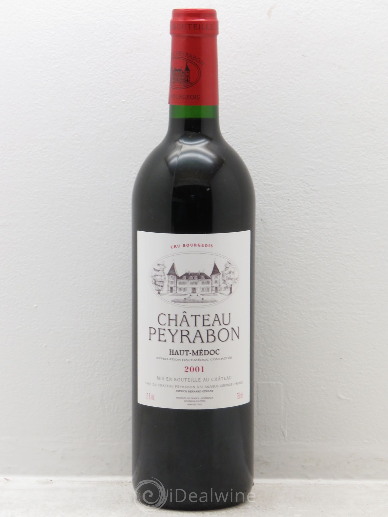 Château Peyrabon Cru Bourgeois 2001 - Lot de 12 bouteilles - 0