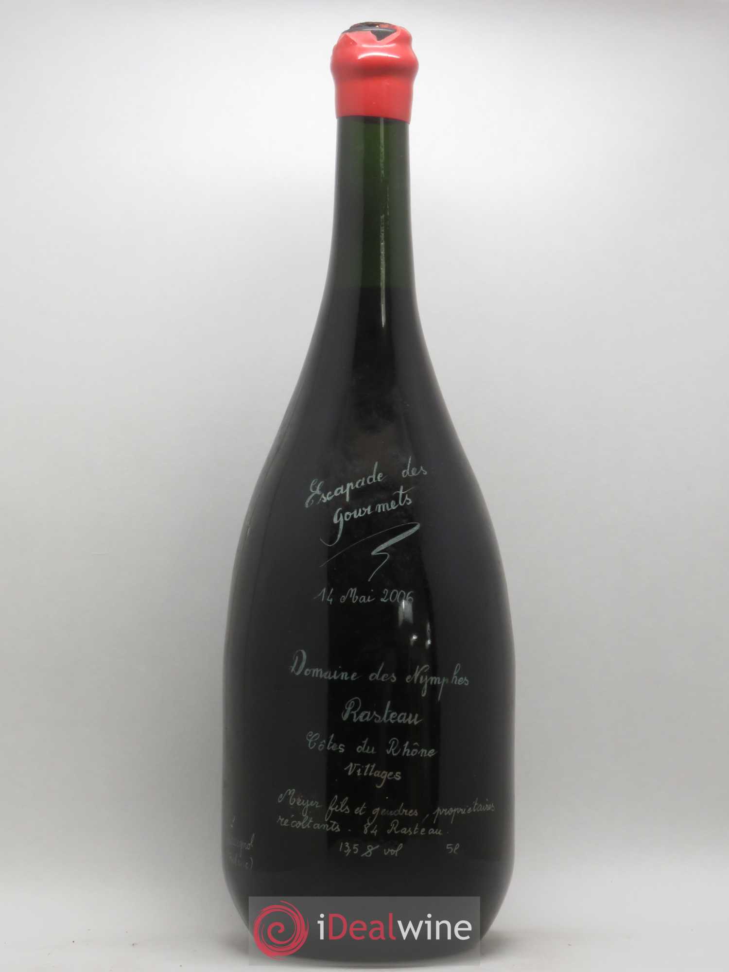 Rasteau Cuvée Francois Berleand Domaine des Nymphes 2006 - Lot de 1 jeroboam - 1