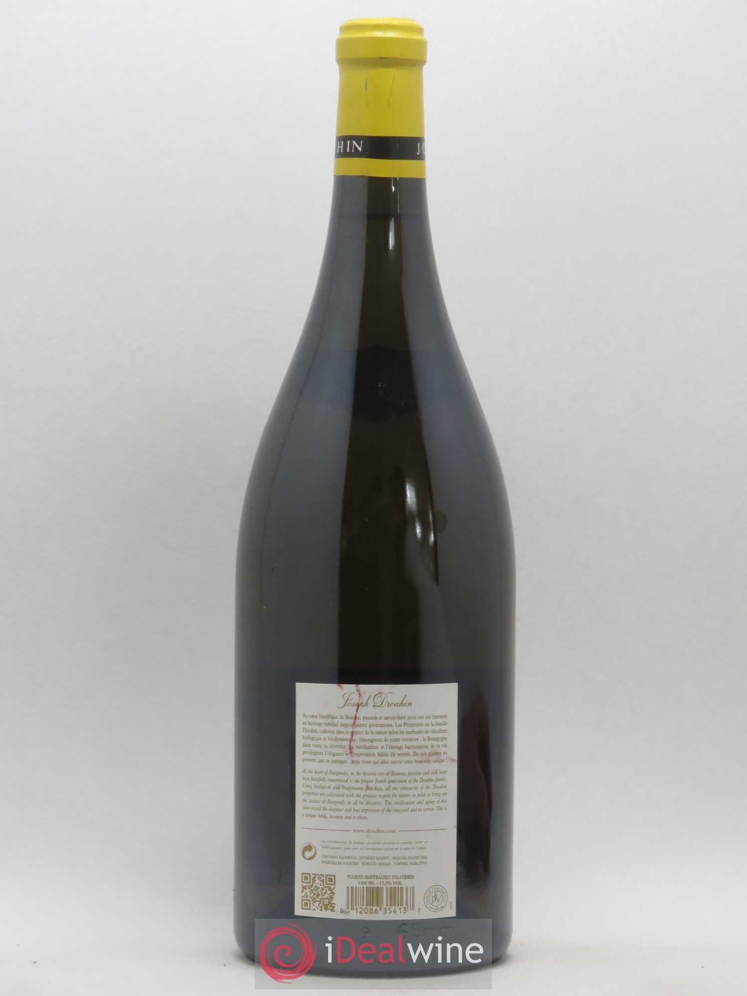Puligny-Montrachet 1er Cru Folatières Joseph Drouhin 2010 - Lot de 1 magnum - 1