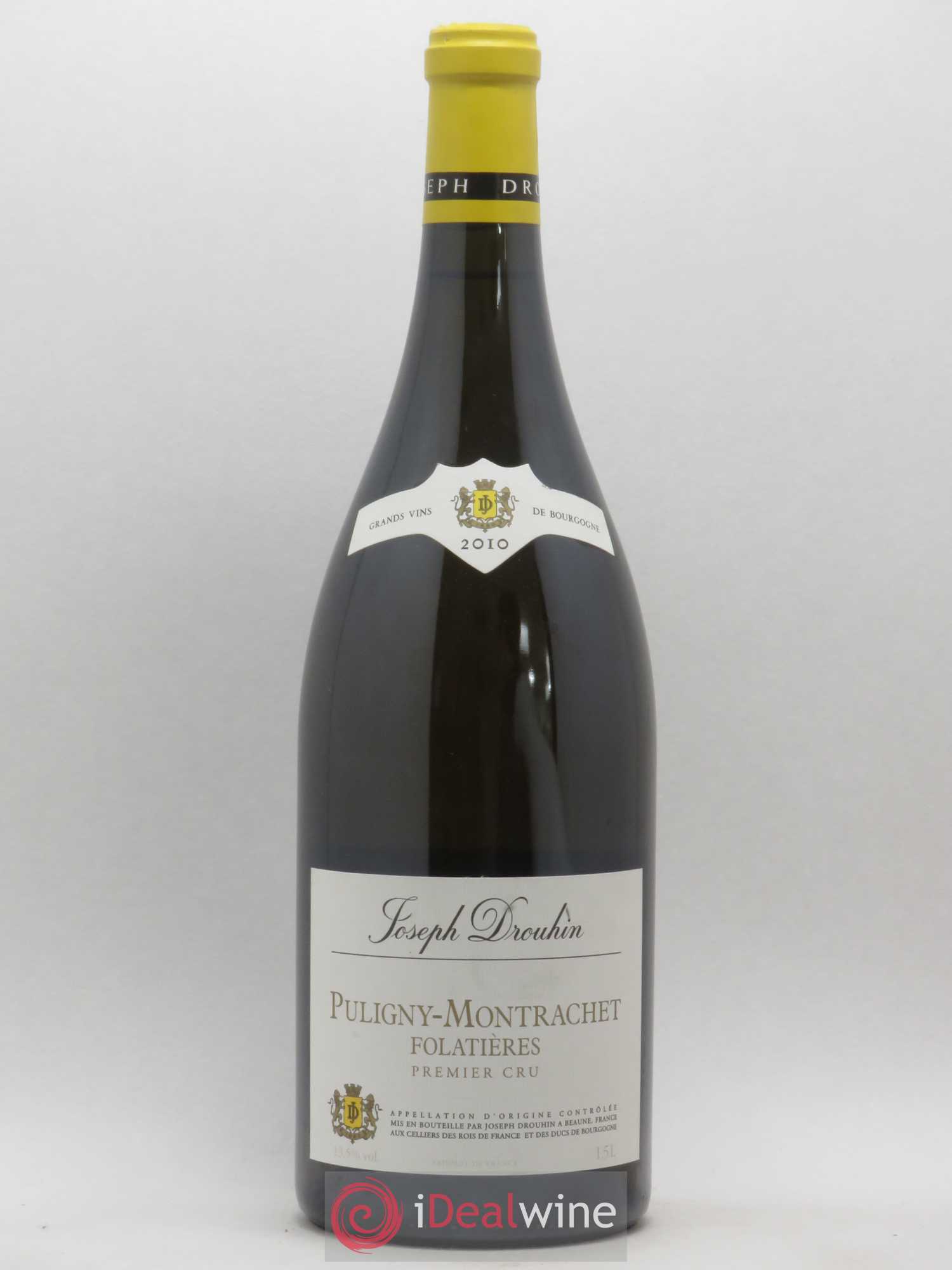 Puligny-Montrachet 1er Cru Folatières Joseph Drouhin 2010 - Lot de 1 magnum - 0