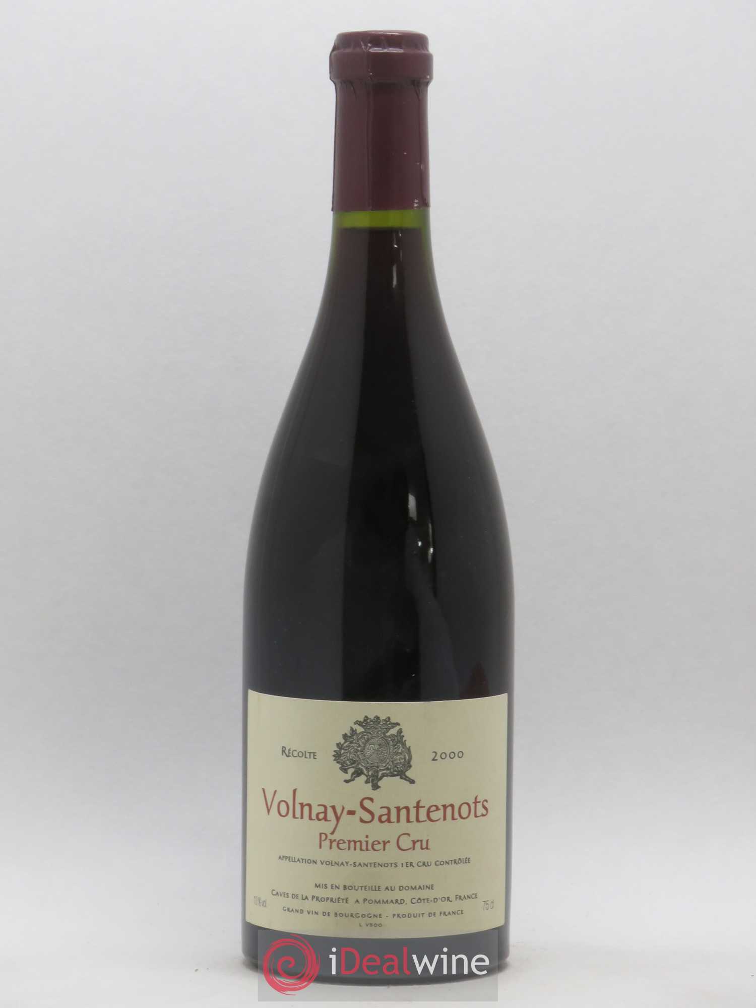 Volnay 1er Cru Santenots Cave De La Propriété 2000 - Posten von 1 Flasche - 0
