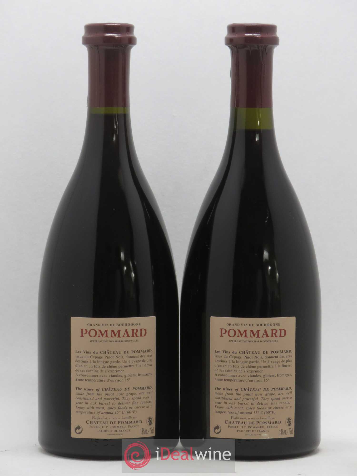 Pommard Château de Pommard 2006 - Lot de 2 bouteilles - 1