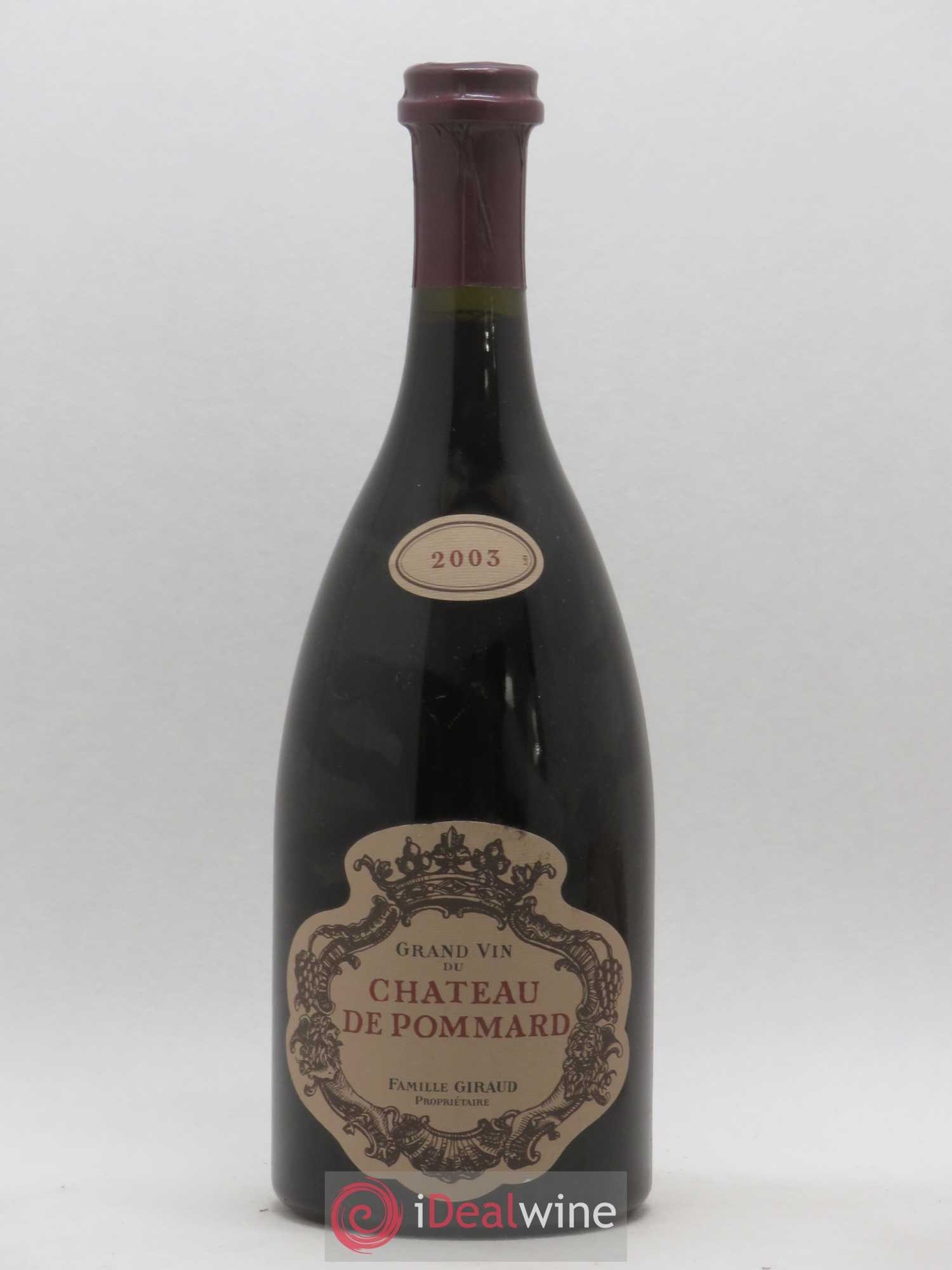 Pommard Château de Pommard 2003 - Lot de 1 bouteille - 0