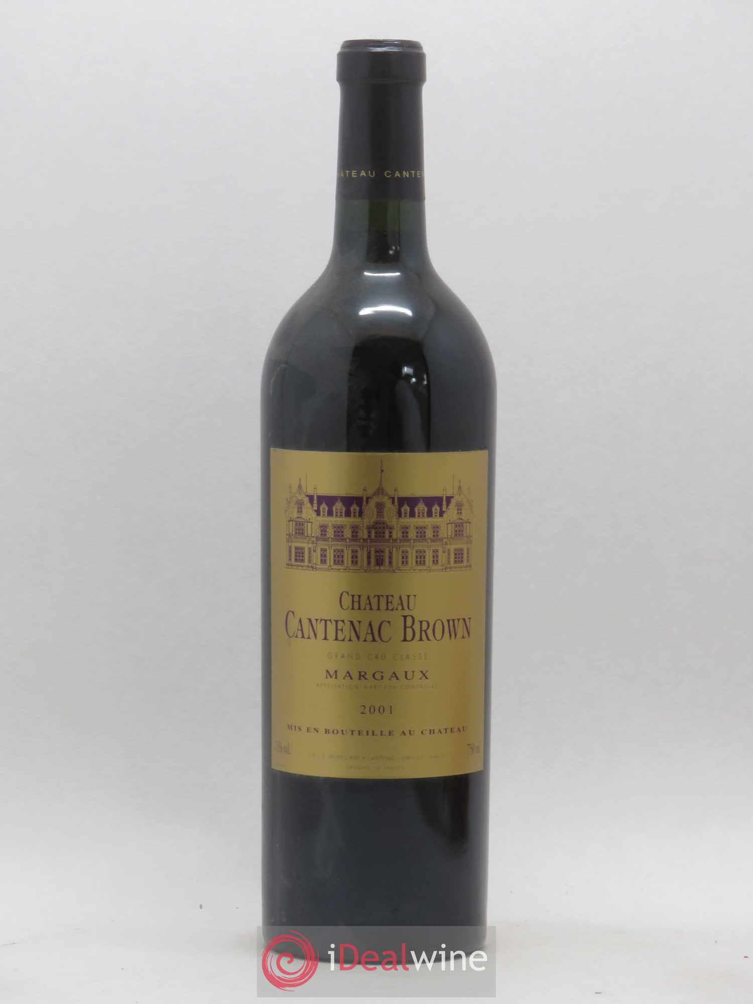 Château Cantenac Brown 3ème Grand Cru Classé 2001 - Lot de 1 bouteille - 0