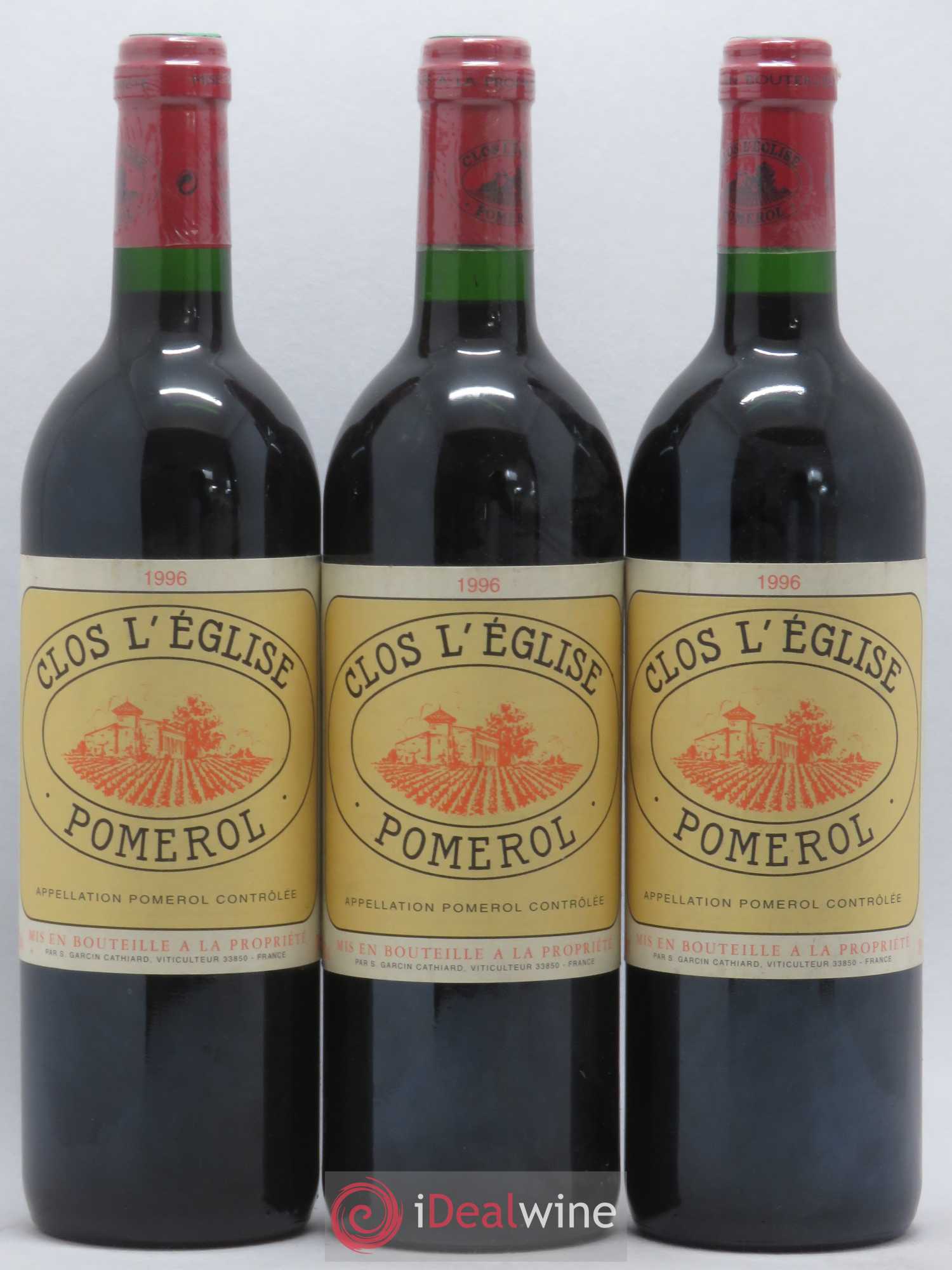Clos l'Eglise 1996 - Lot de 3 bouteilles - 0