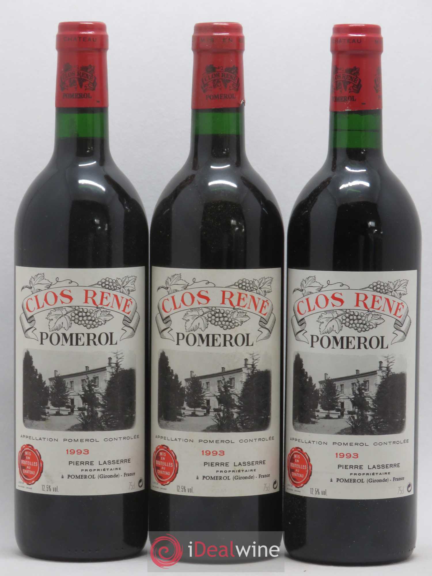 Clos René 1993 - Lot of 12 bottles - 2