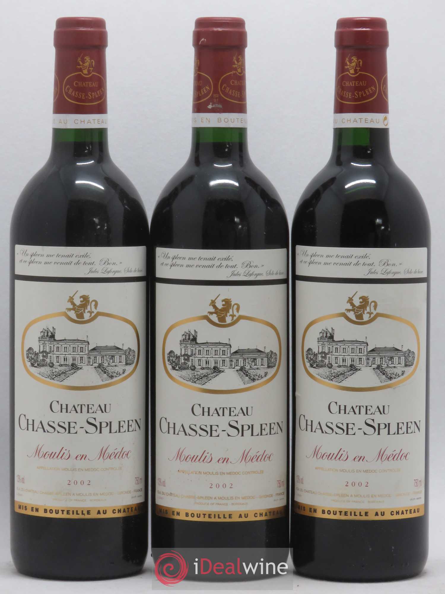 Château Chasse Spleen 2002 - Lot de 6 bouteilles - 2