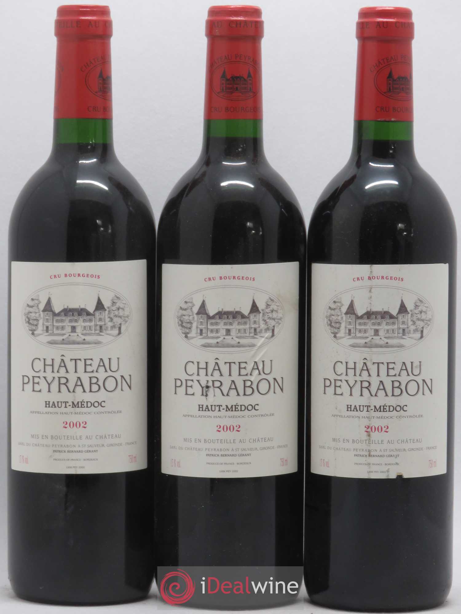 Château Peyrabon Cru Bourgeois 2002 - Lot de 6 bouteilles - 2