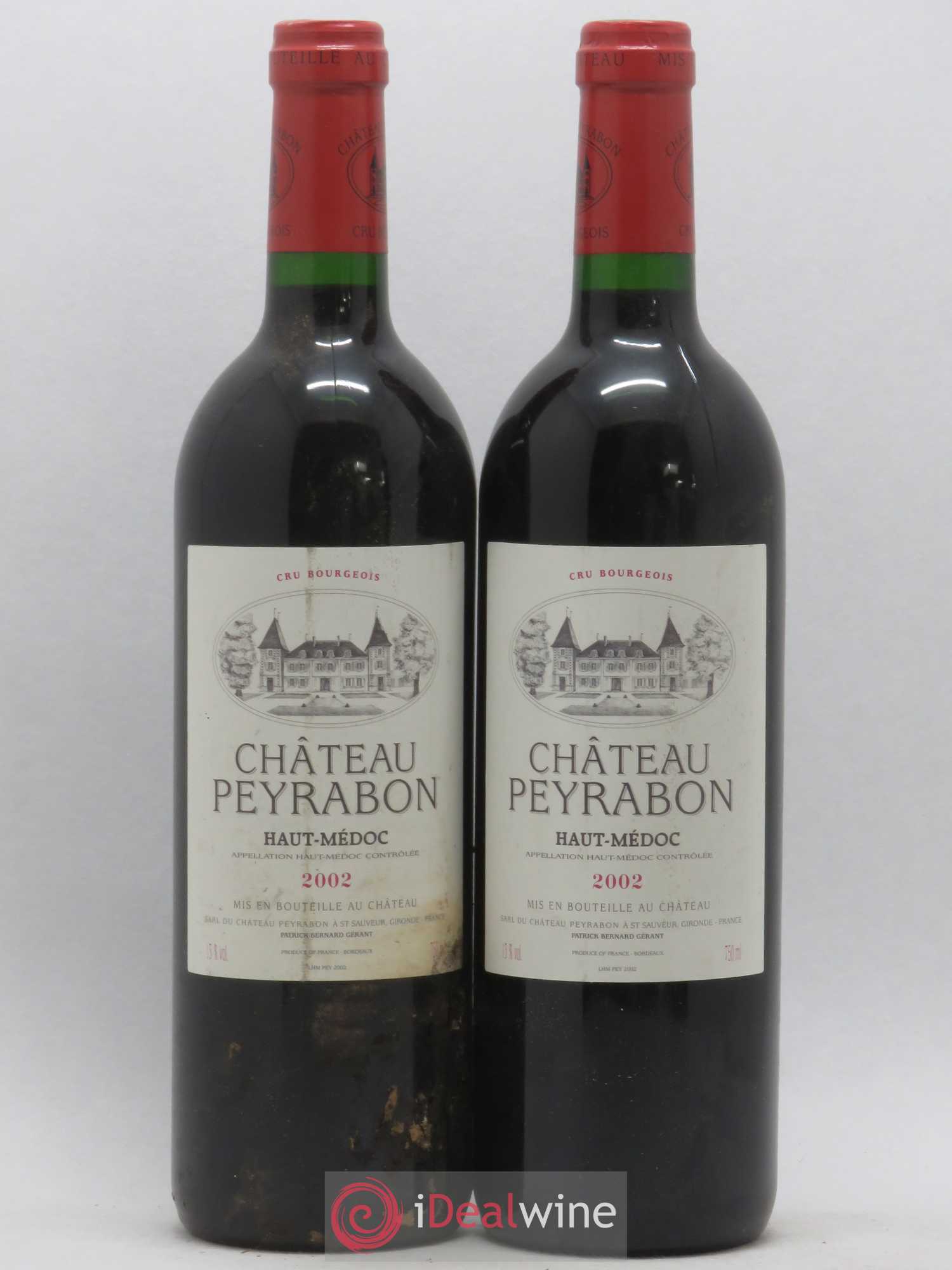Château Peyrabon Cru Bourgeois 2002 - Lot de 2 bouteilles - 0