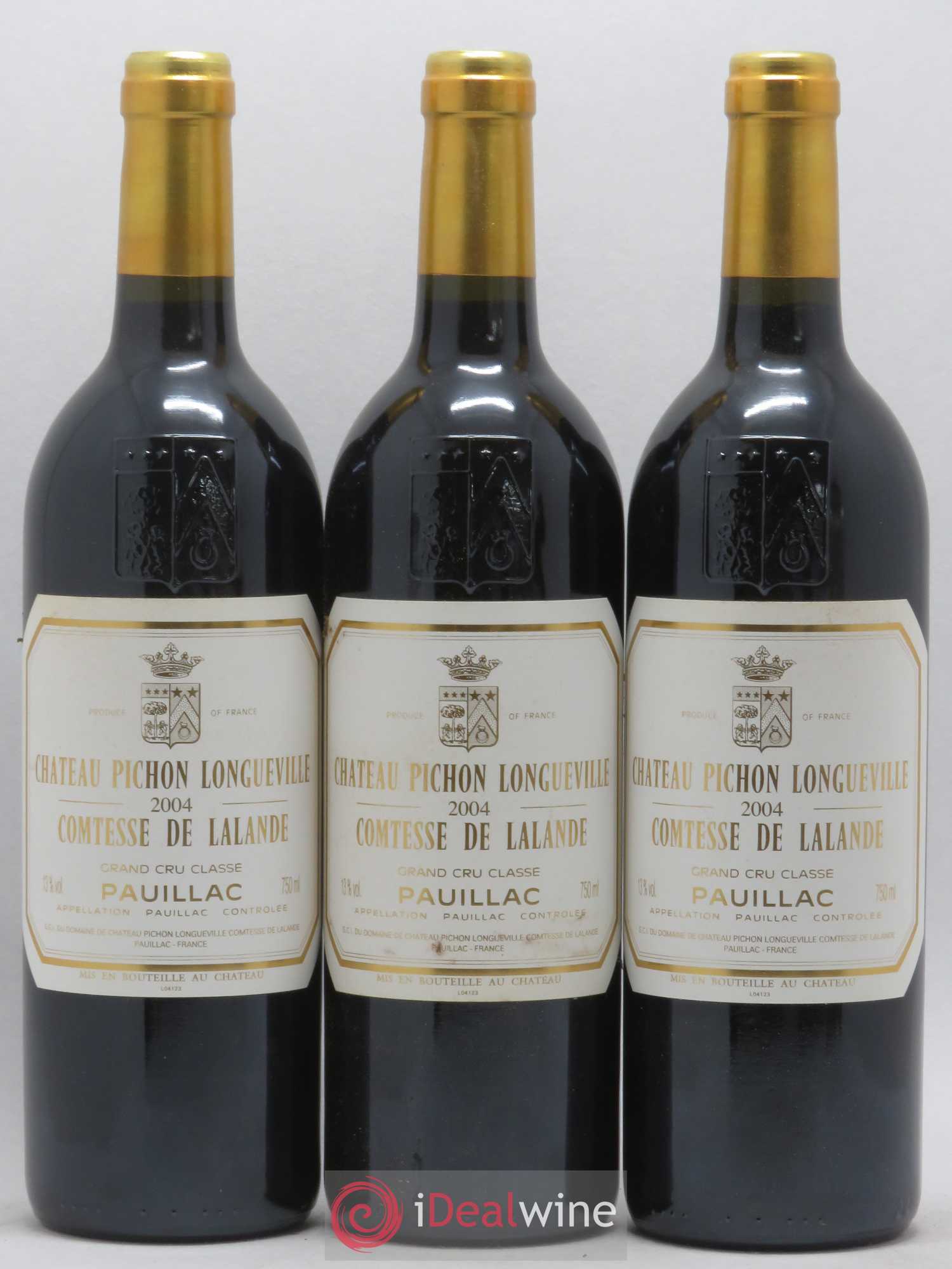 Château Pichon Longueville Comtesse de Lalande 2ème Grand Cru Classé 2004 - Lot de 12 bouteilles - 1