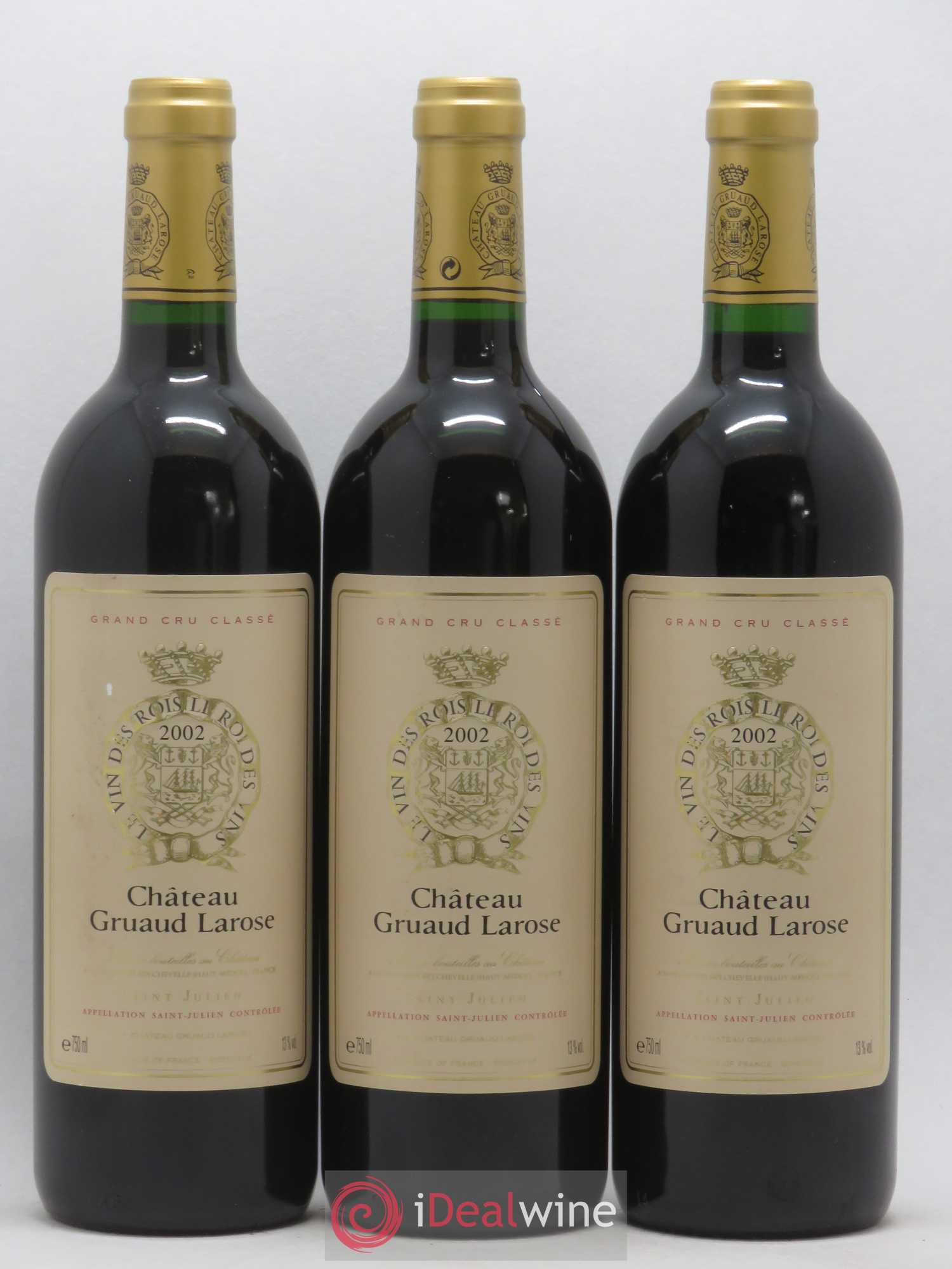 Château Gruaud Larose 2ème Grand Cru Classé 2002 - Lot de 12 bouteilles - 1