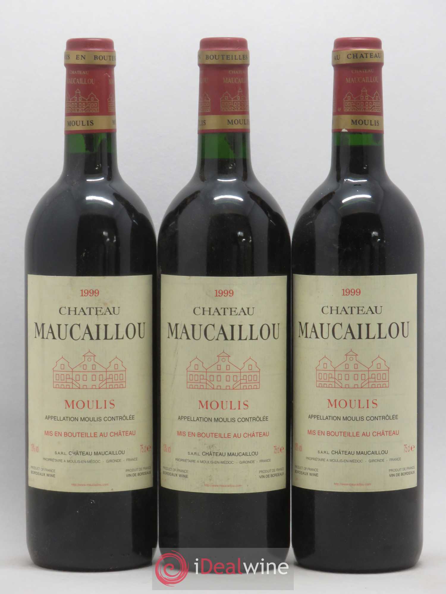 Château Maucaillou 1999 - Lot de 12 bouteilles - 1