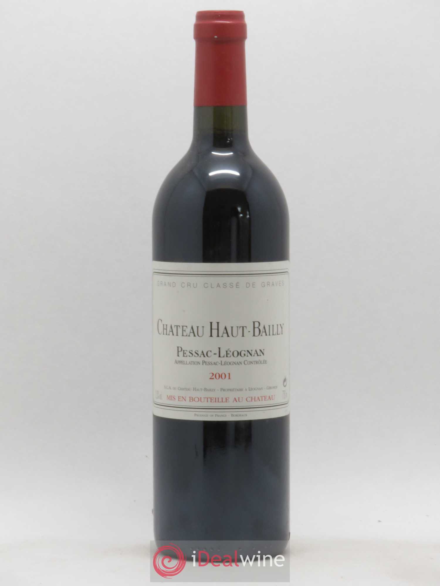 Château Haut-Bailly Cru Classé de Graves 2001 - Lot de 1 bouteille - 0