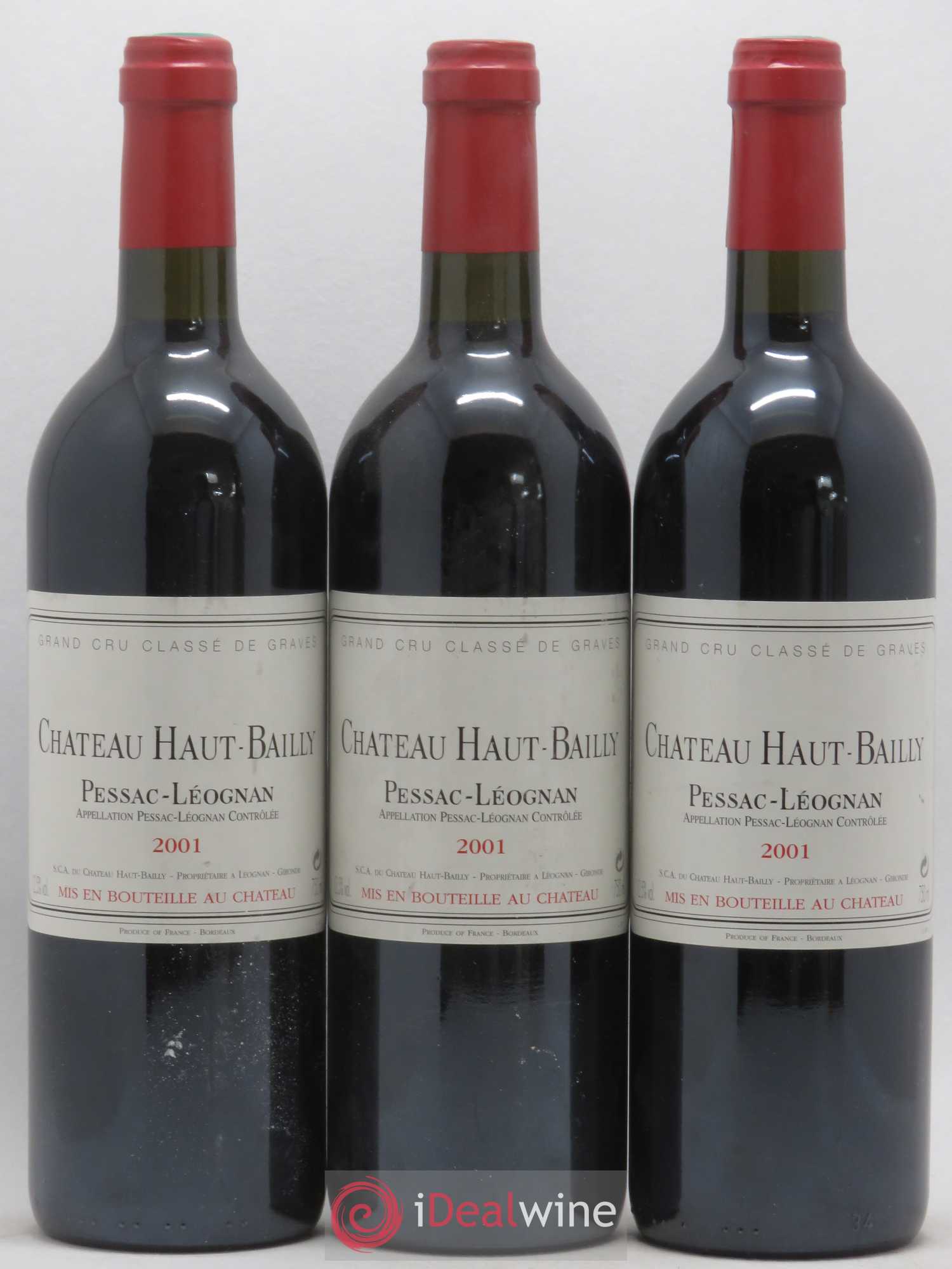Château Haut-Bailly Cru Classé de Graves 2001 - Lot de 6 bouteilles - 2