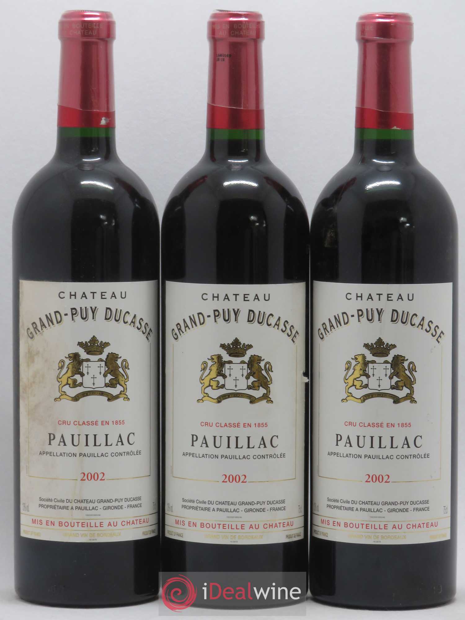 Château Grand Puy Ducasse 5ème Grand Cru Classé 2002 - Lot de 12 bouteilles - 2
