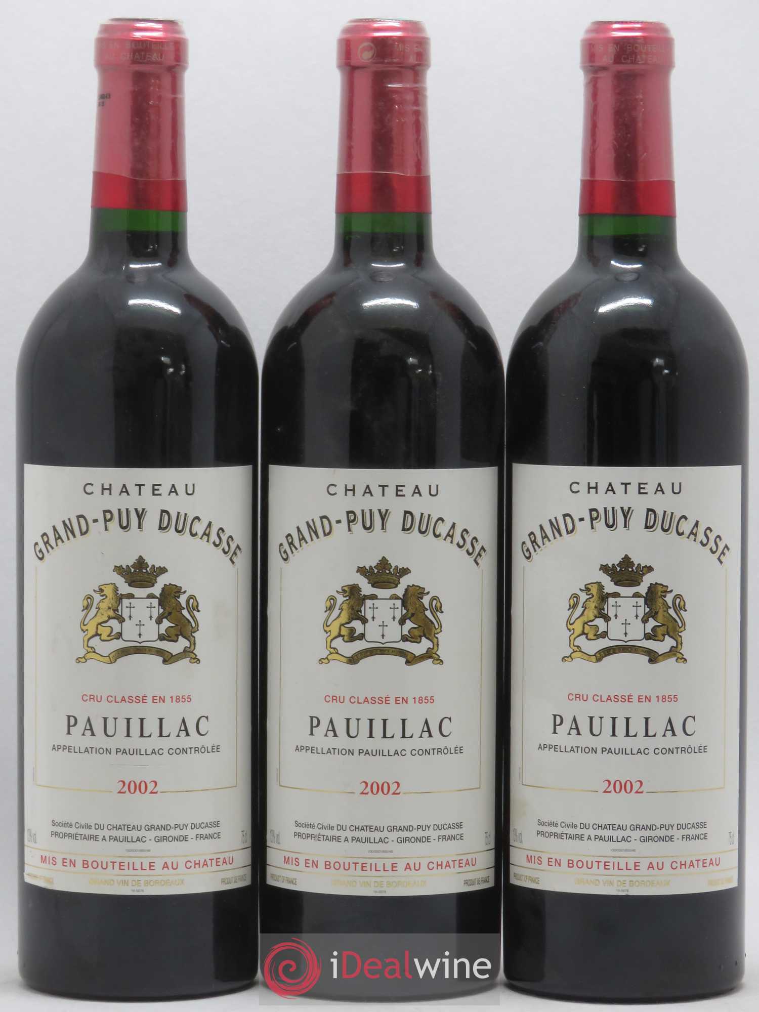 Château Grand Puy Ducasse 5ème Grand Cru Classé 2002 - Lot de 12 bouteilles - 4