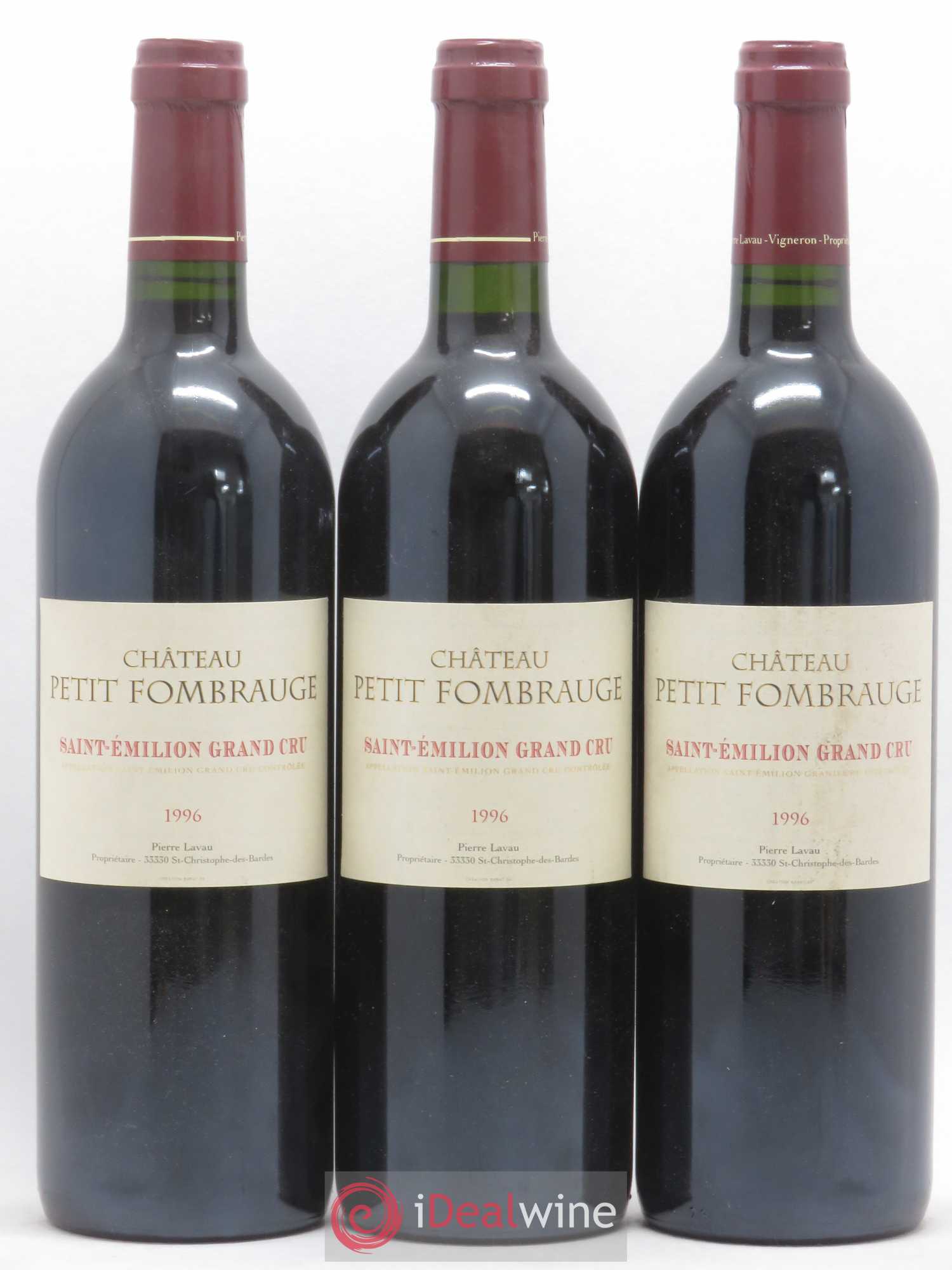 Saint-Émilion Grand Cru Petit Frombauge 1996 - Lot de 12 bouteilles - 3