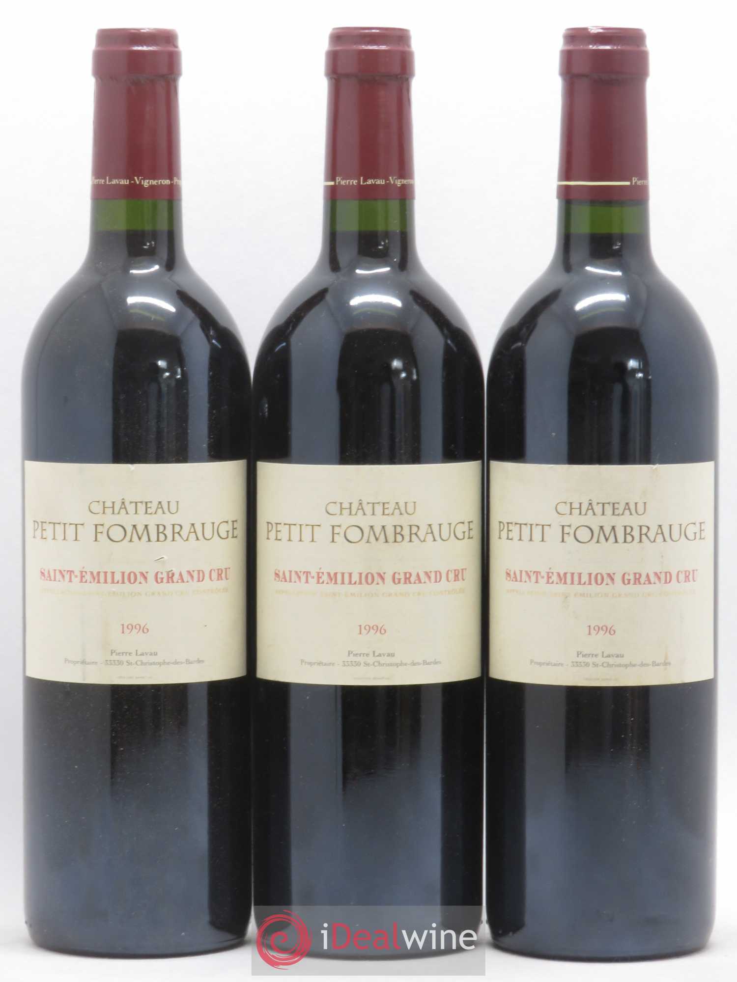 Saint-Émilion Grand Cru Petit Frombauge 1996 - Lot de 12 bouteilles - 4