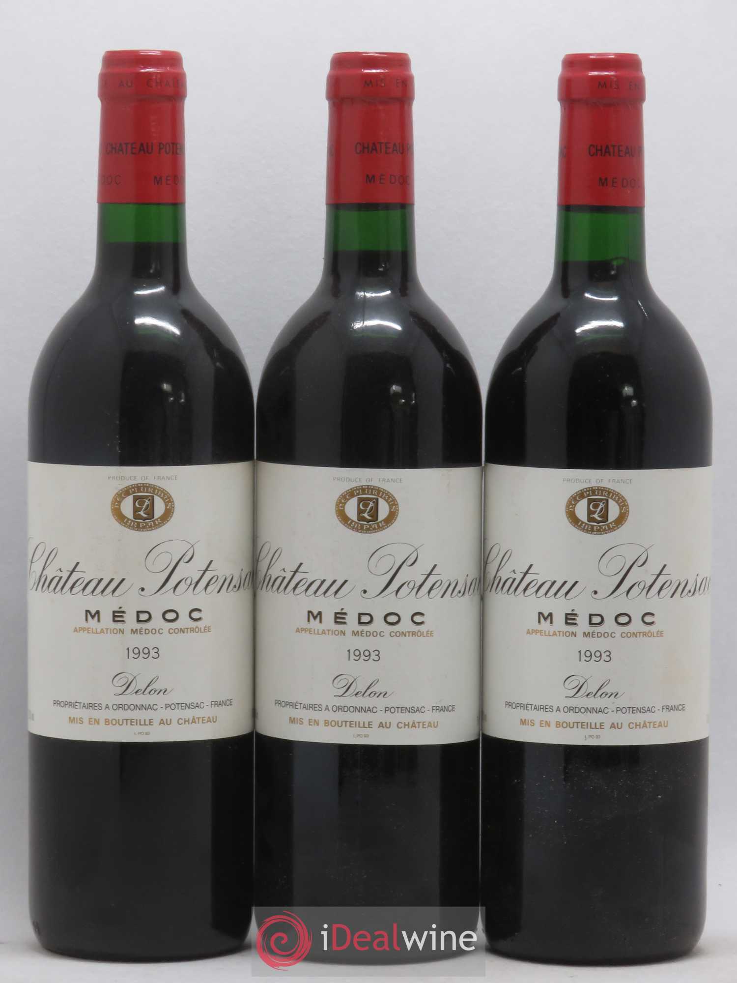 Château Potensac 1993 - Lot de 6 bouteilles - 2
