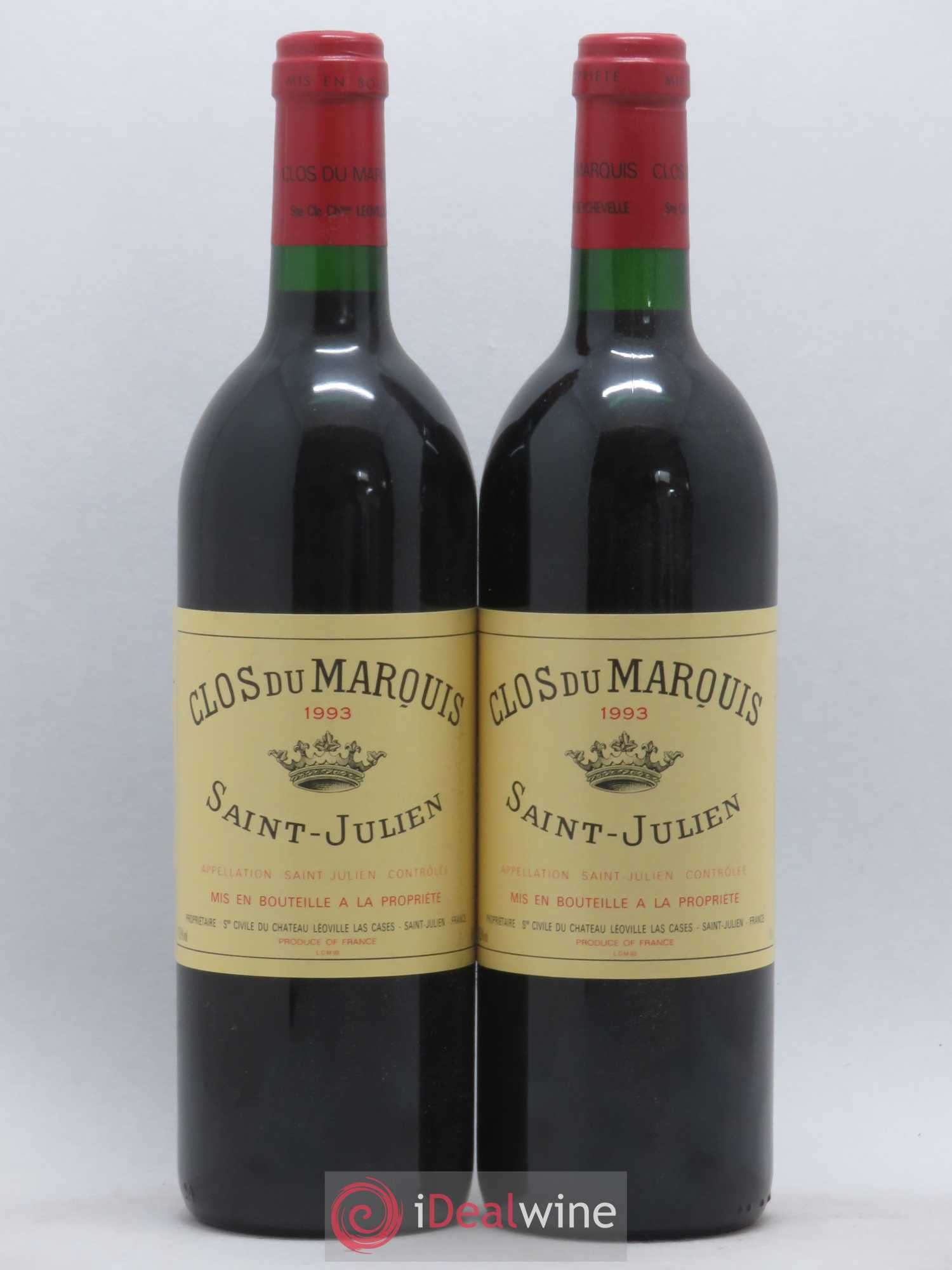 Clos du Marquis 1993 - Lot de 2 bouteilles - 0