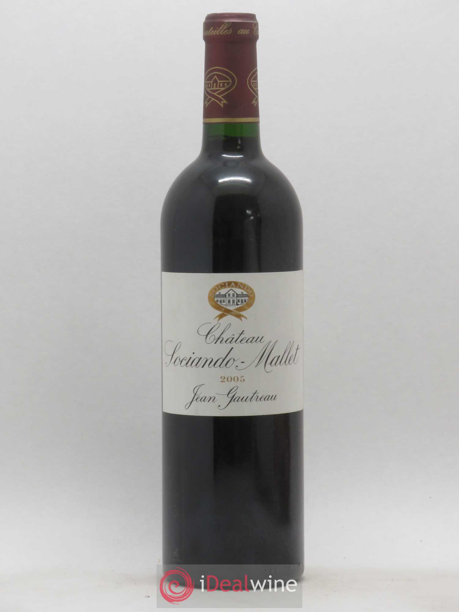 Château Sociando Mallet 2005 - Lot de 1 bouteille - 0