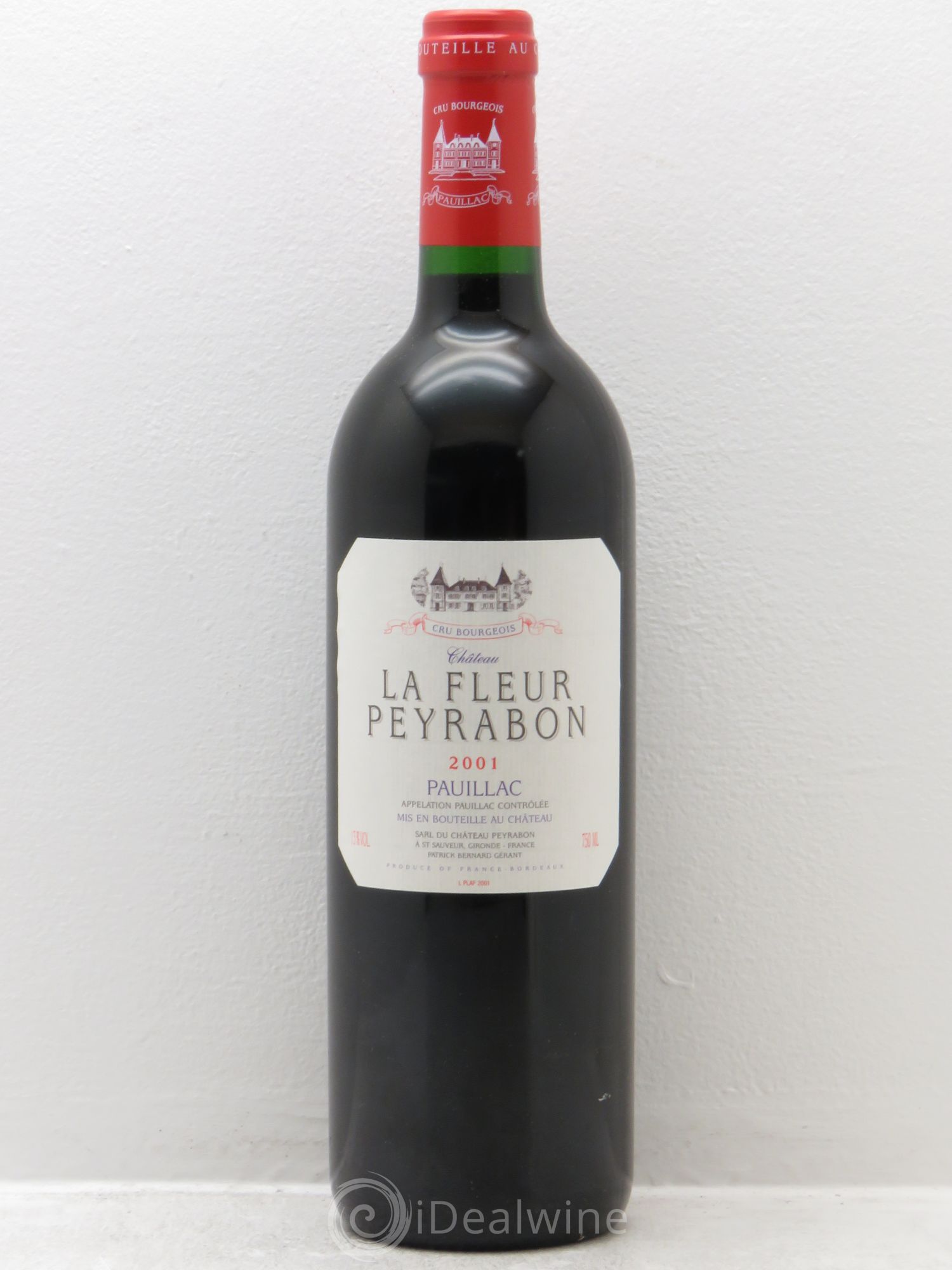 Château La Fleur Peyrabon Cru Bourgeois 2001 - Lot de 12 bouteilles - 0