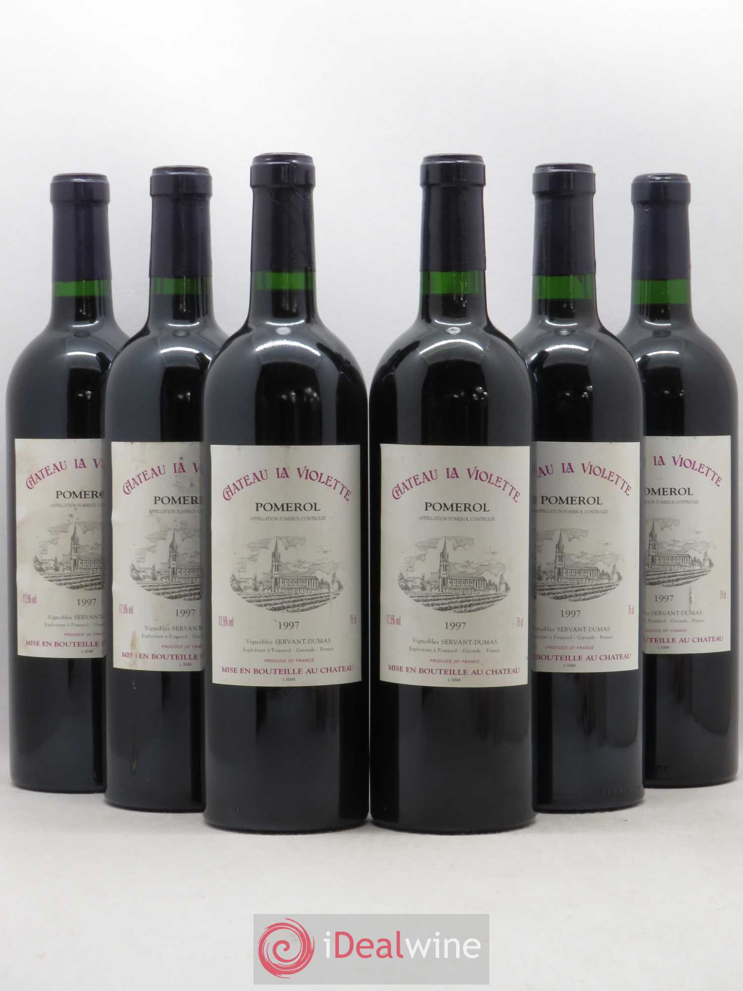Château la Violette 1997 - Lot de 6 bouteilles - 0