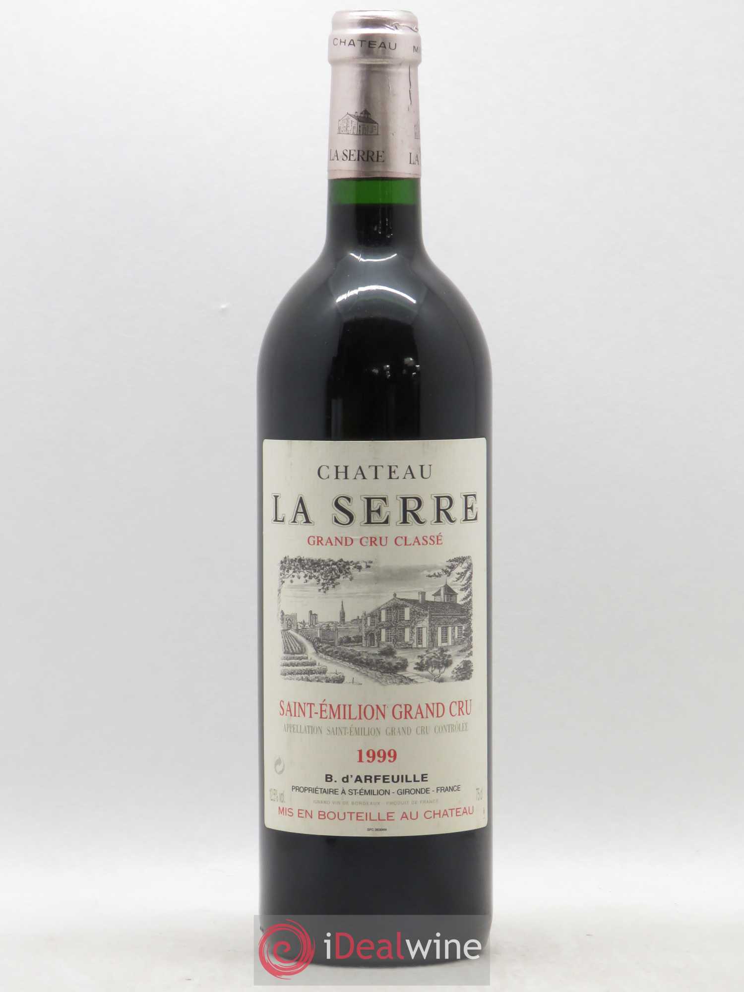 Château la Serre Grand Cru Classé 1999 - Lot de 1 bouteille - 0