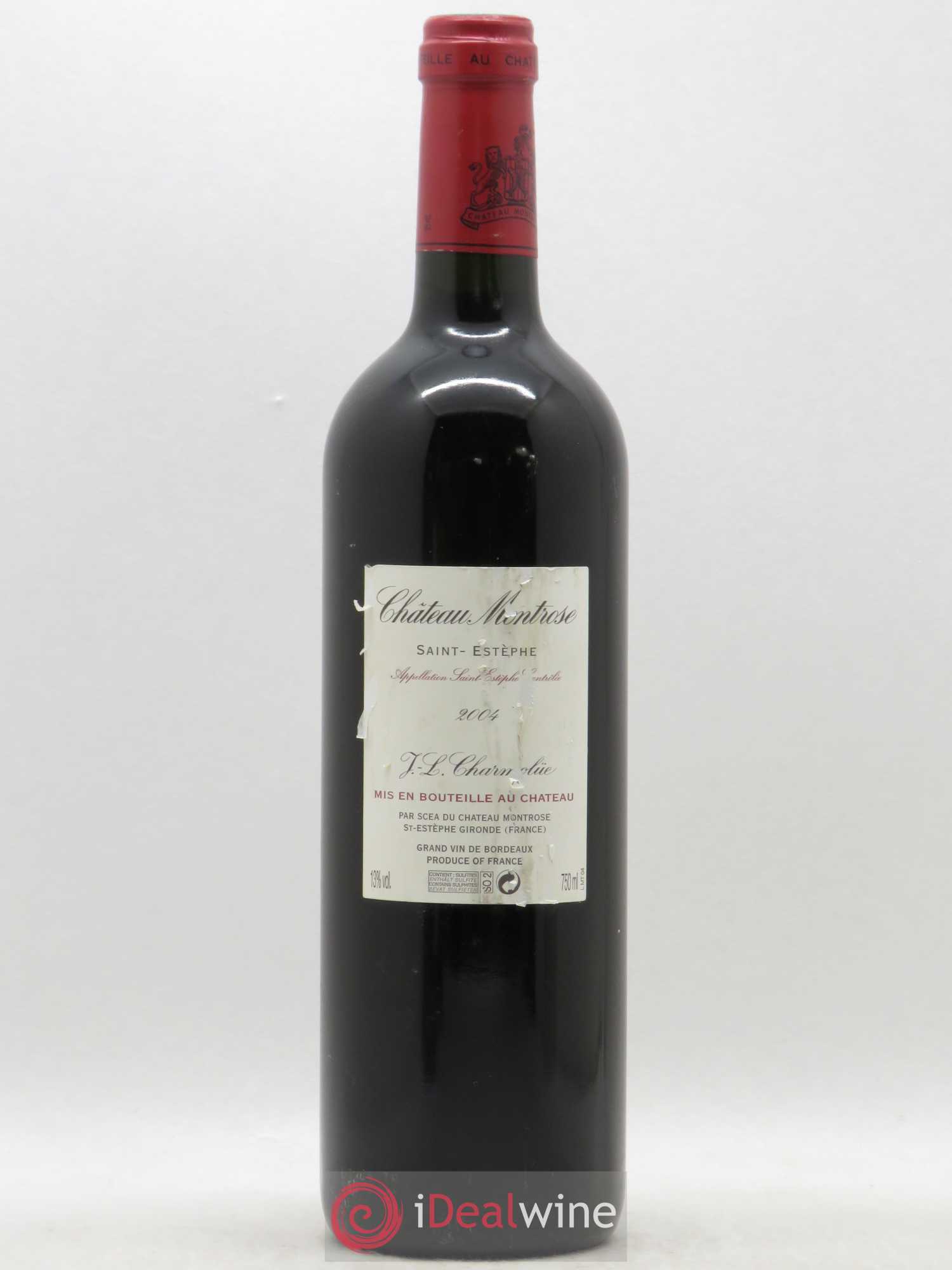 Château Montrose 2ème Grand Cru Classé 2004 - Lot de 1 bouteille - 1