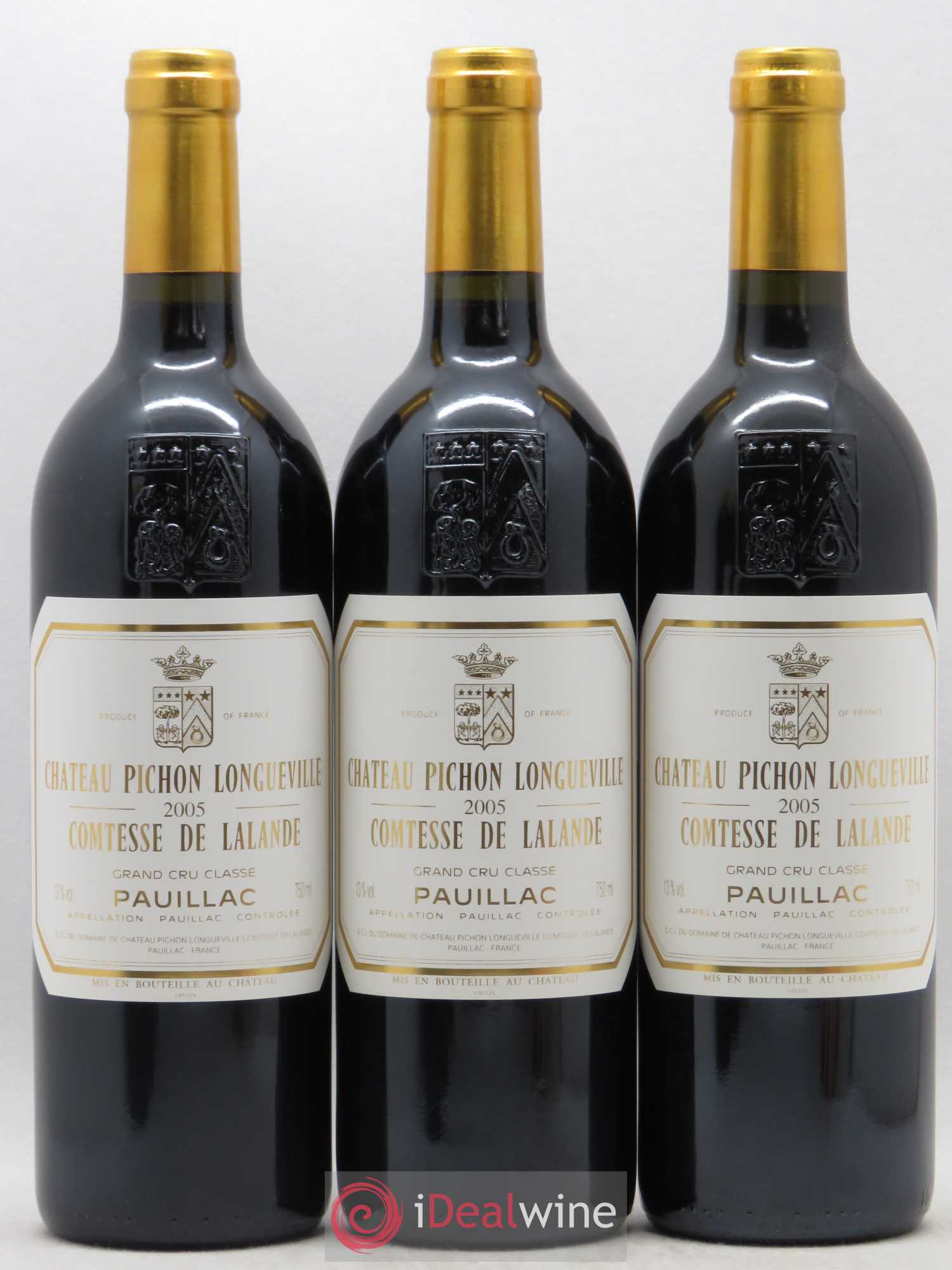 Château Pichon Longueville Comtesse de Lalande 2ème Grand Cru Classé 2005 - Lot de 12 bouteilles - 1