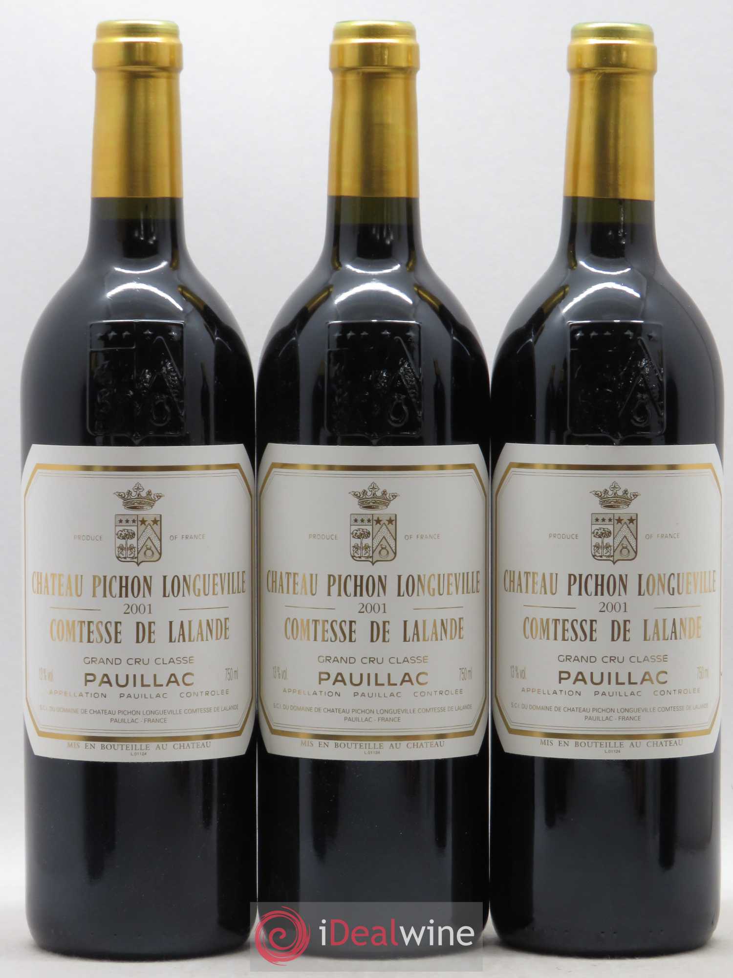 Château Pichon Longueville Comtesse de Lalande 2ème Grand Cru Classé 2001 - Lot de 12 bouteilles - 3