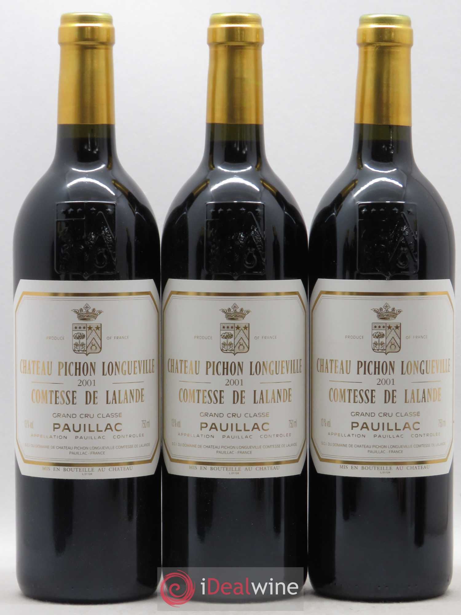 Château Pichon Longueville Comtesse de Lalande 2ème Grand Cru Classé 2001 - Lot de 12 bouteilles - 4