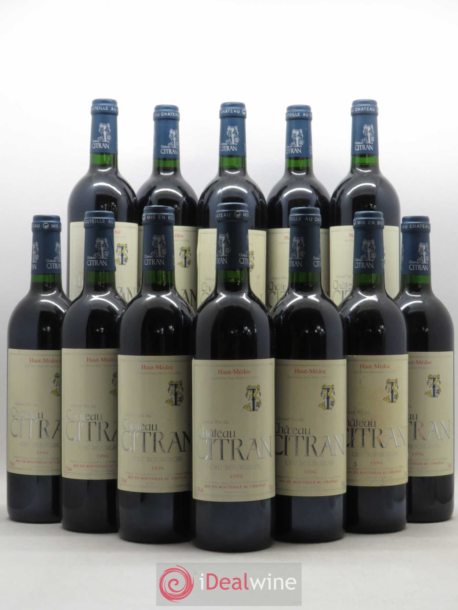 Château Citran Cru Bourgeois 1996 - Lot de 12 bouteilles - 0
