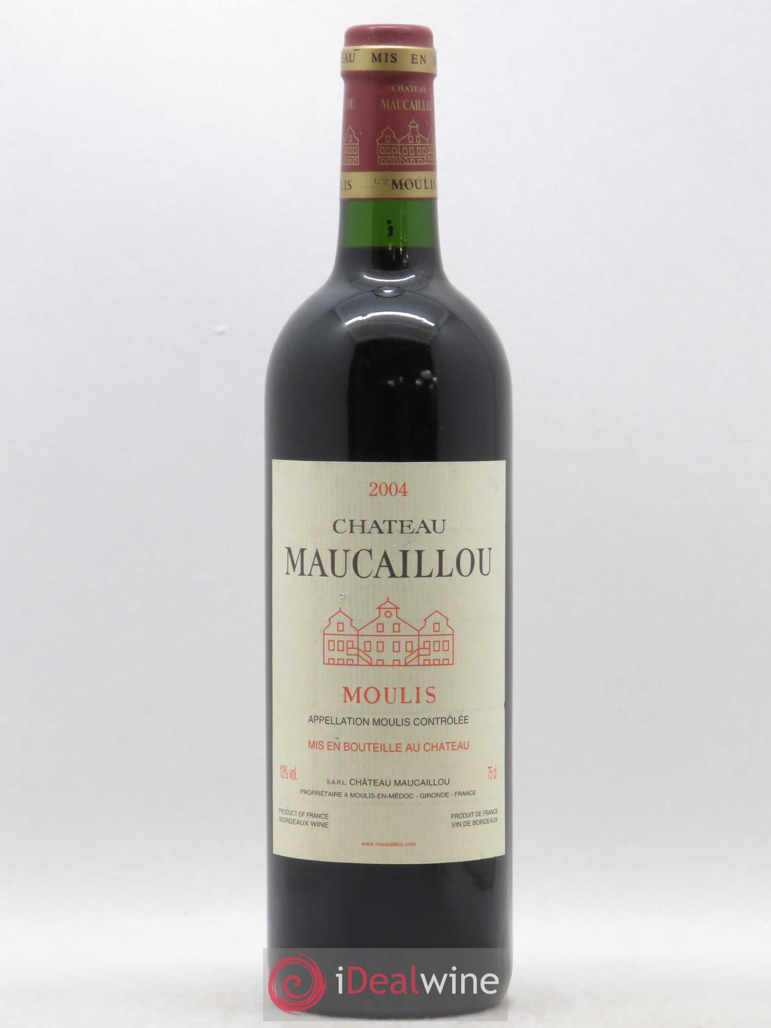 Château Maucaillou 2004 - Lot de 1 bouteille - 0