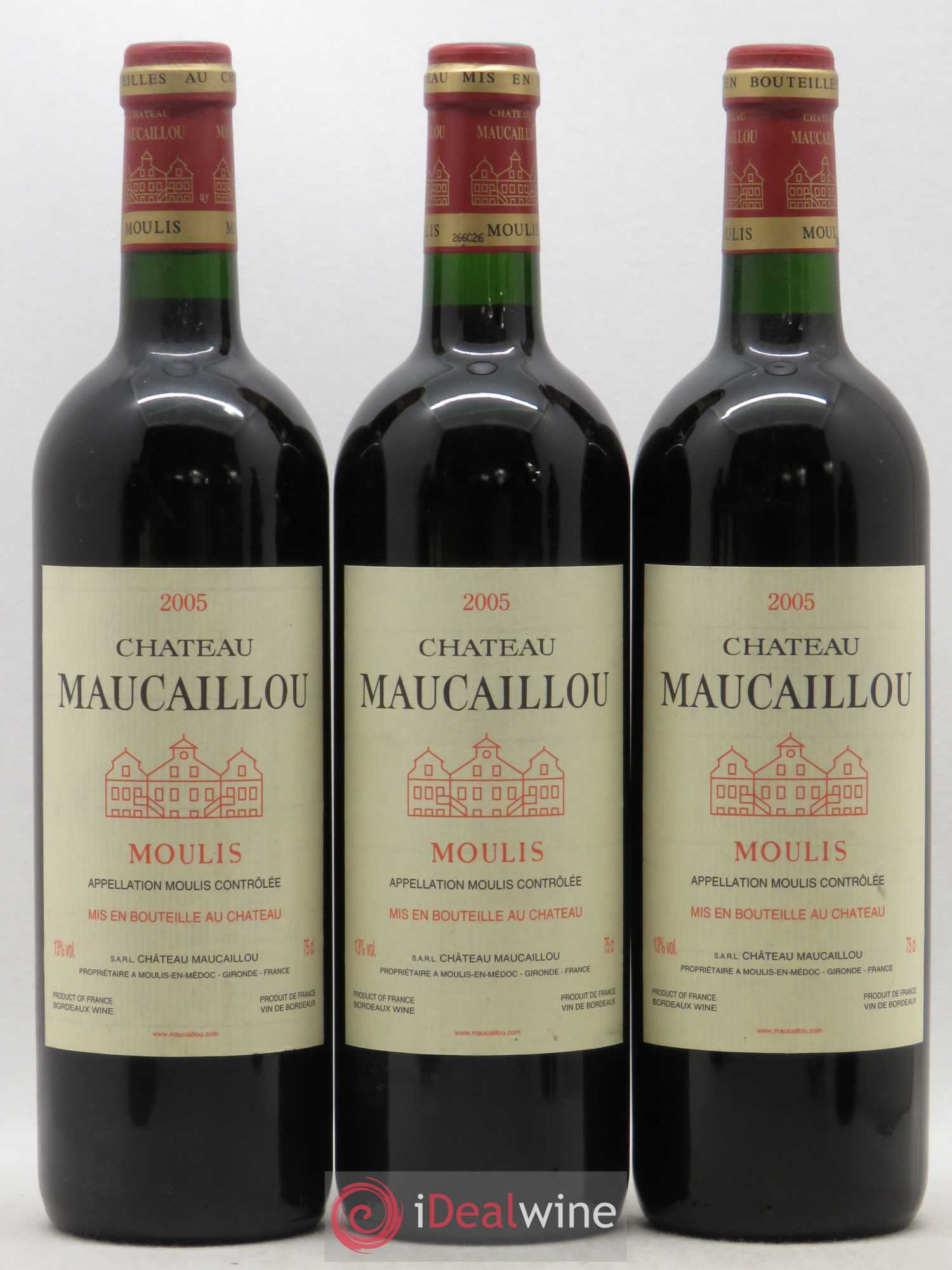 Château Maucaillou 2005 - Lot de 6 bouteilles - 1