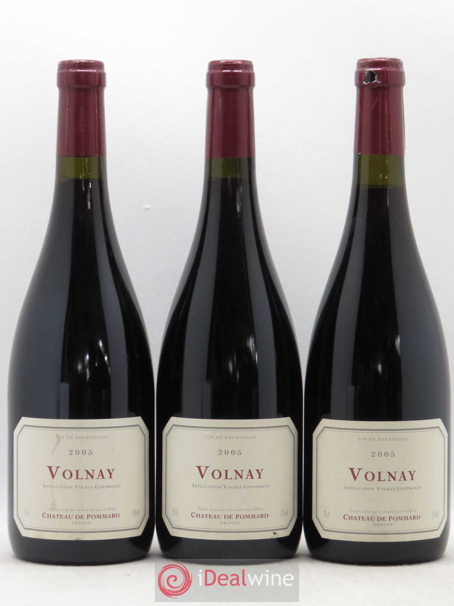 Volnay Château de Pommard 2005 - Lot de 3 bouteilles - 0