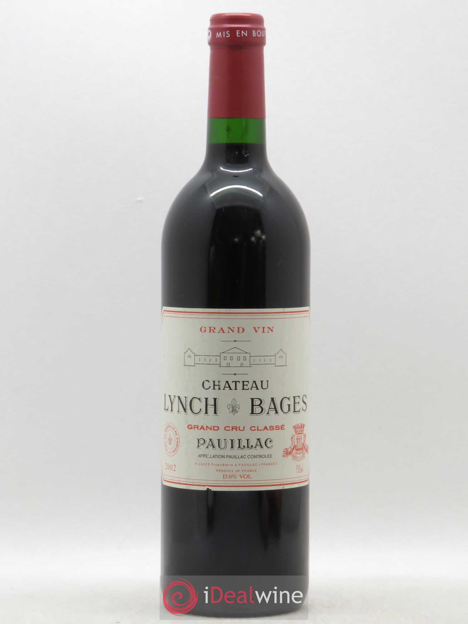 Château Lynch Bages 5ème Grand Cru Classé 2002 - Lot de 1 bouteille - 0